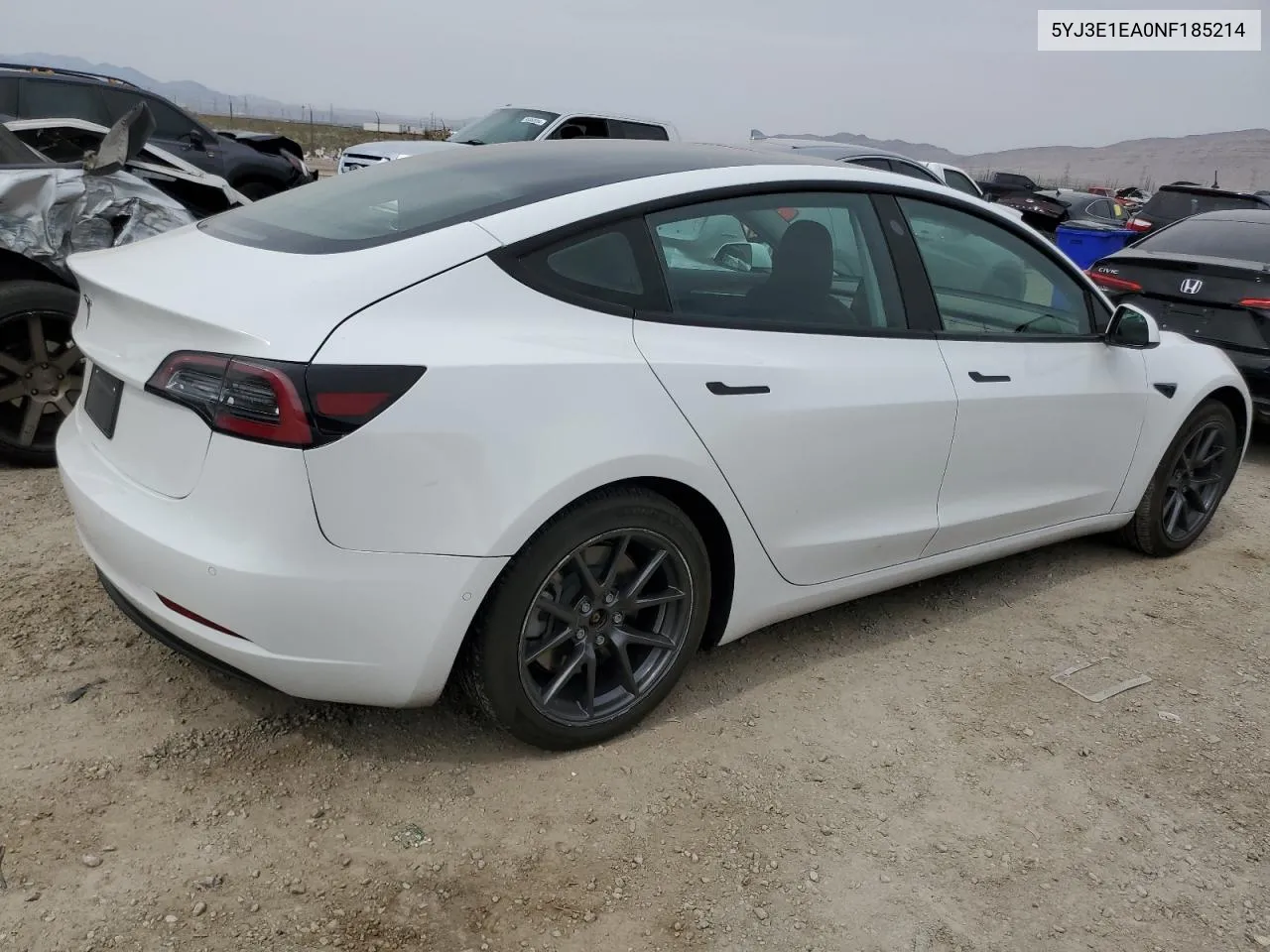 2022 Tesla Model 3 VIN: 5YJ3E1EA0NF185214 Lot: 56120964