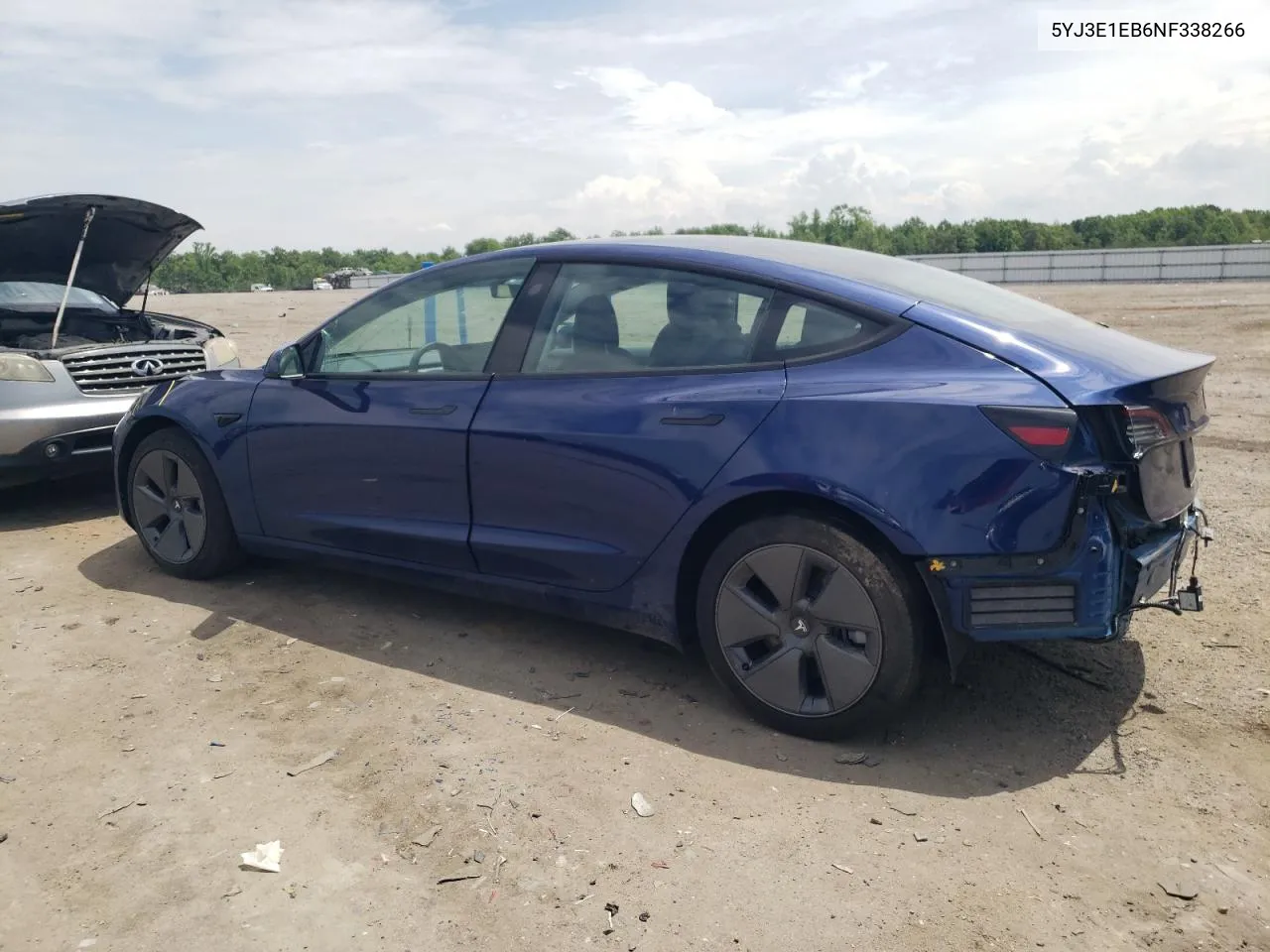 5YJ3E1EB6NF338266 2022 Tesla Model 3