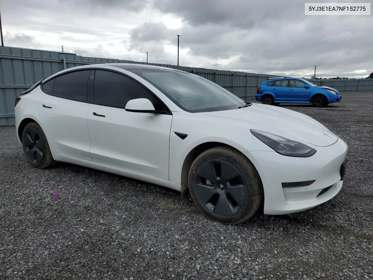 2022 Tesla Model 3 VIN: 5YJ3E1EA7NF152775 Lot: 57698364