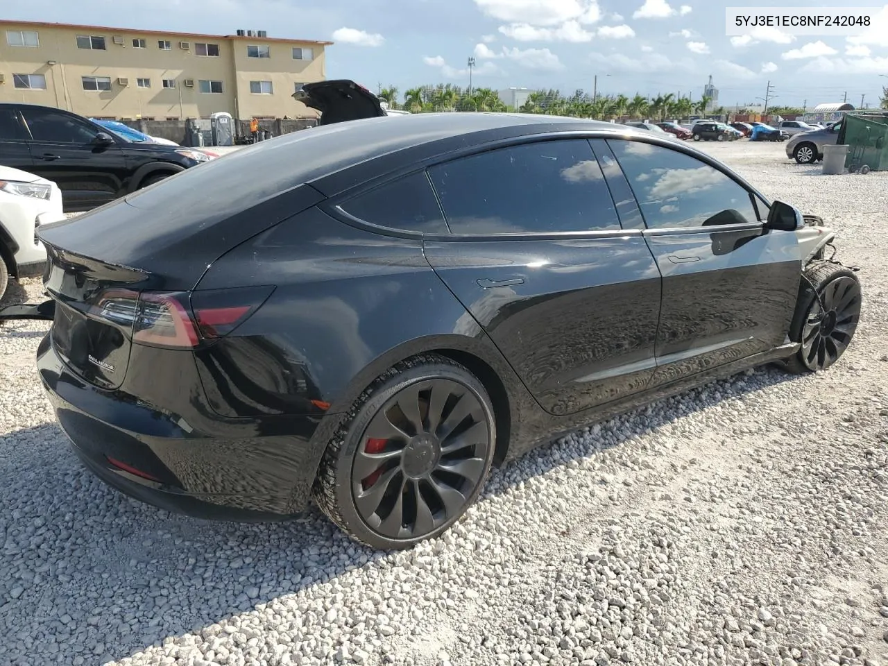 2022 Tesla Model 3 VIN: 5YJ3E1EC8NF242048 Lot: 57751624