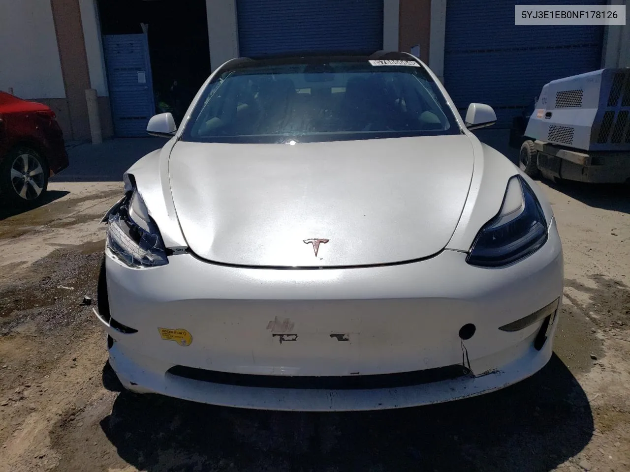 2022 Tesla Model 3 VIN: 5YJ3E1EB0NF178126 Lot: 57886664