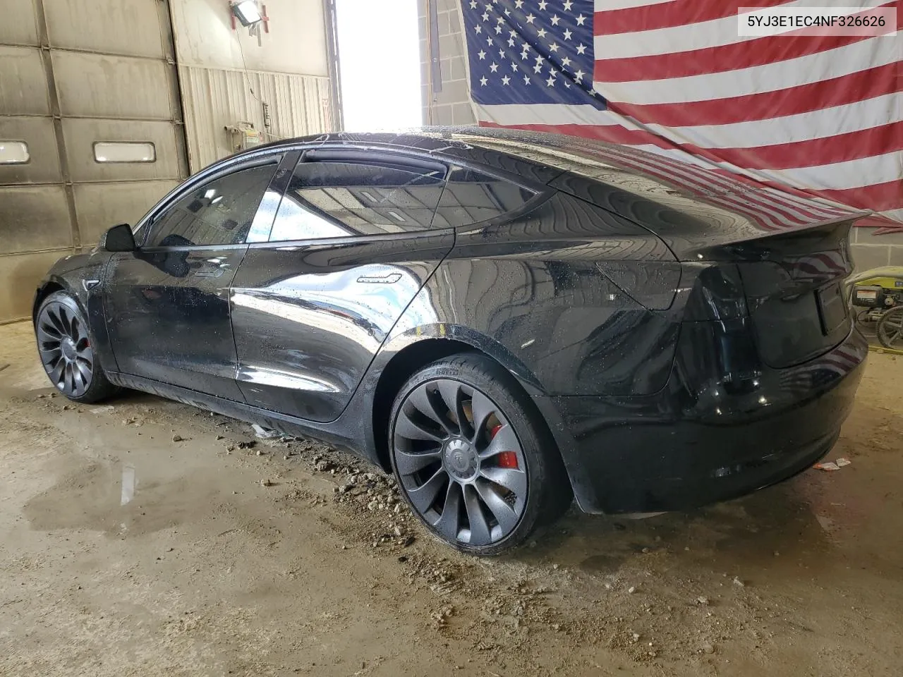 2022 Tesla Model 3 VIN: 5YJ3E1EC4NF326626 Lot: 58557954