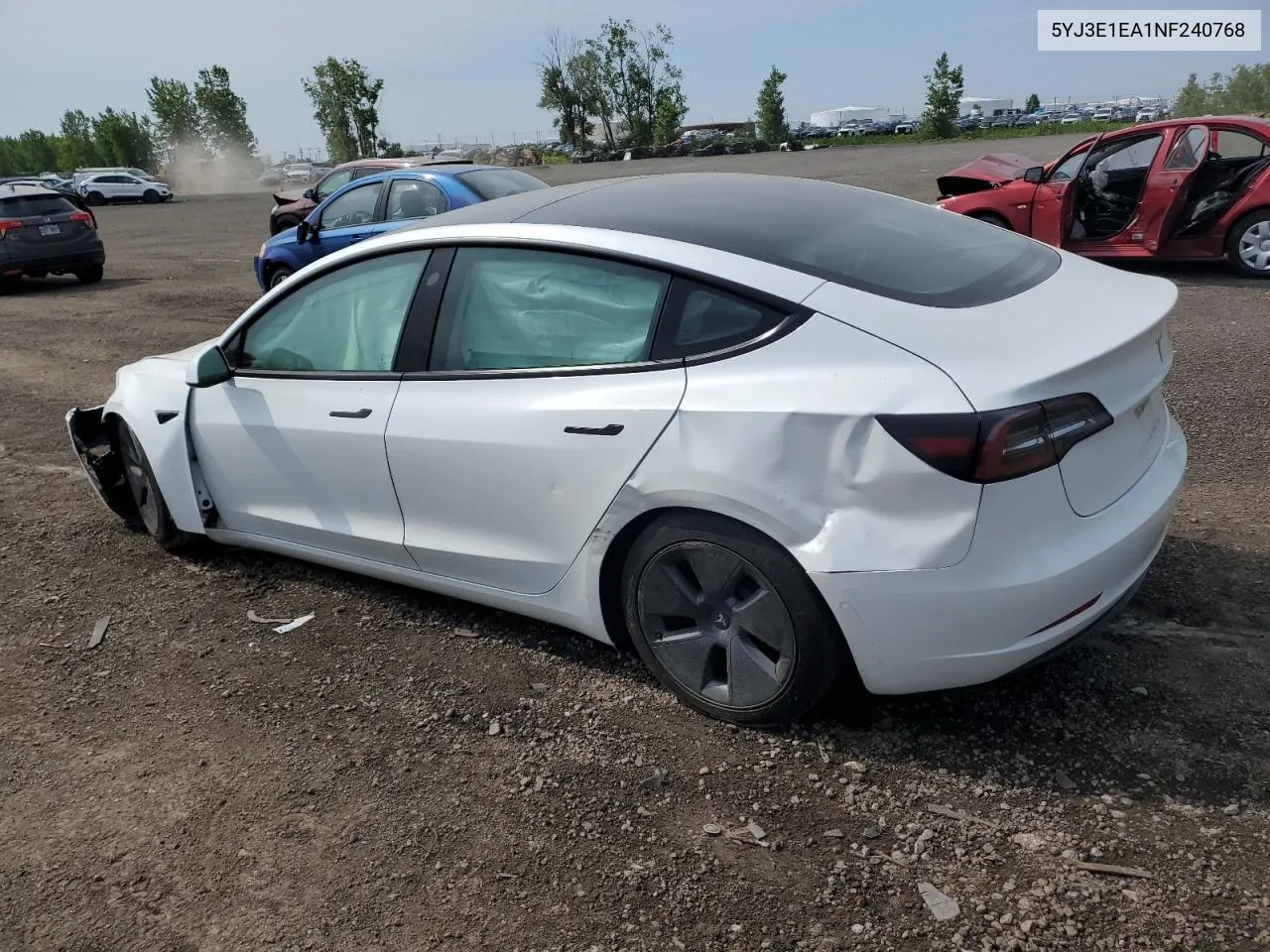 2022 Tesla Model 3 VIN: 5YJ3E1EA1NF240768 Lot: 58897944