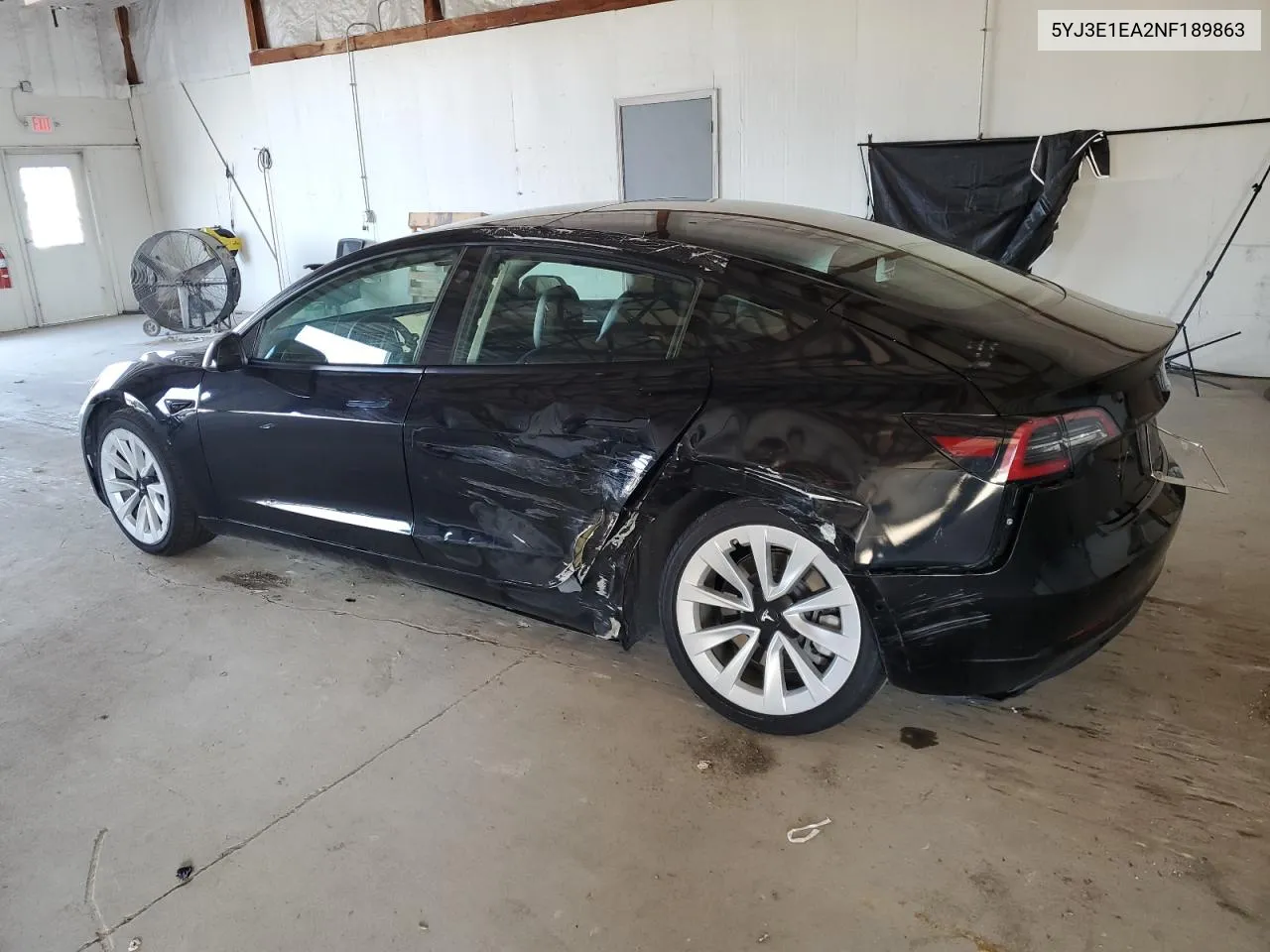 2022 Tesla Model 3 VIN: 5YJ3E1EA2NF189863 Lot: 59328054