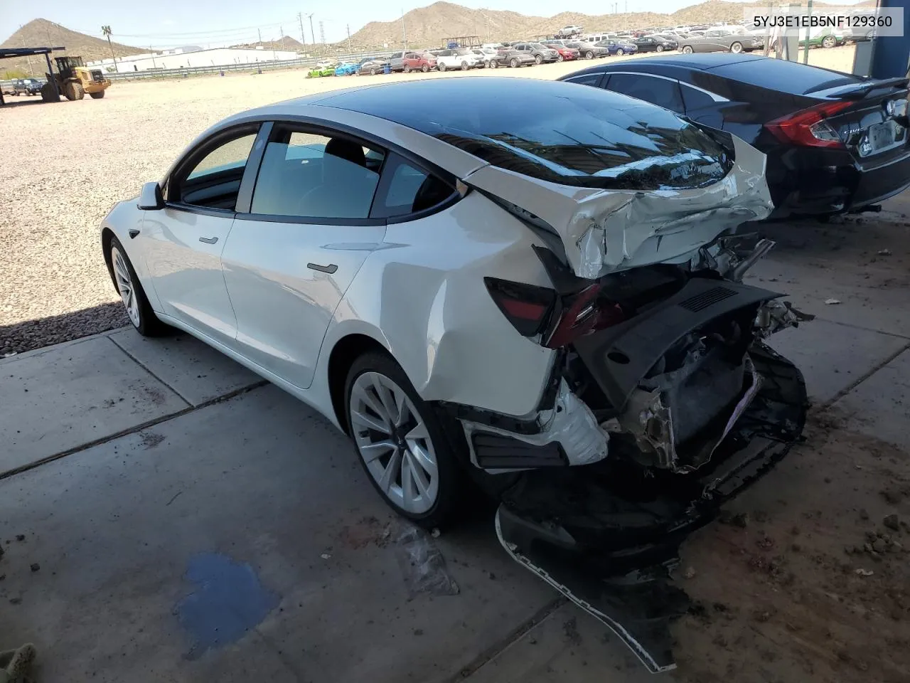 5YJ3E1EB5NF129360 2022 Tesla Model 3