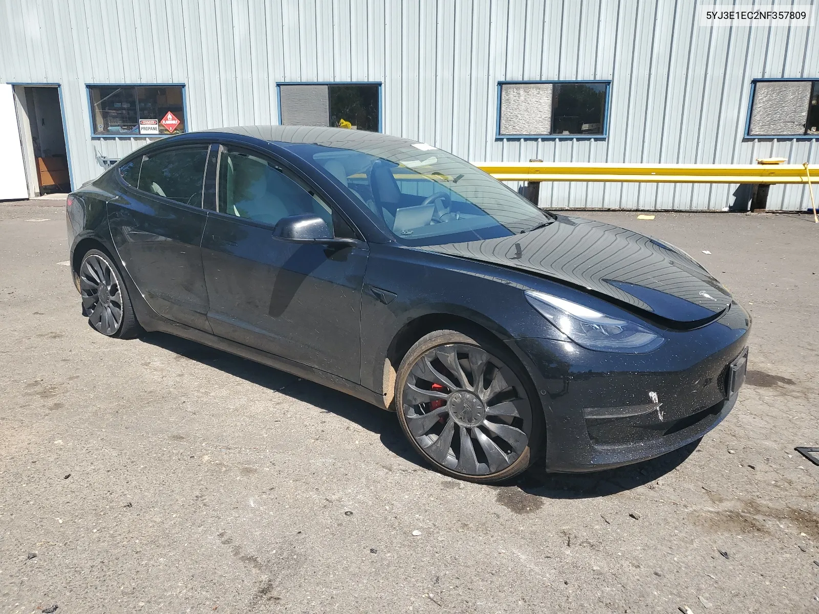 2022 Tesla Model 3 VIN: 5YJ3E1EC2NF357809 Lot: 60311034