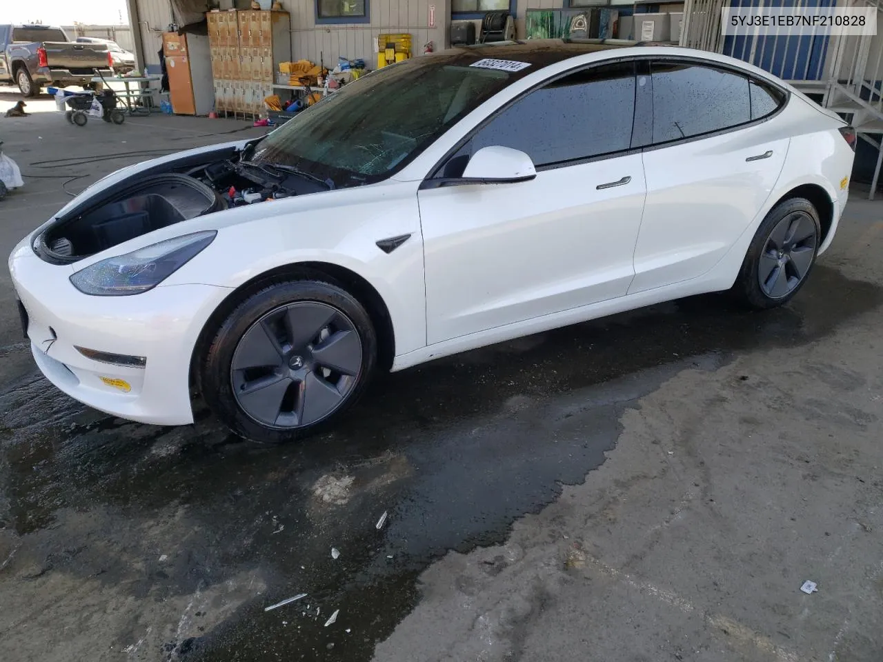 5YJ3E1EB7NF210828 2022 Tesla Model 3