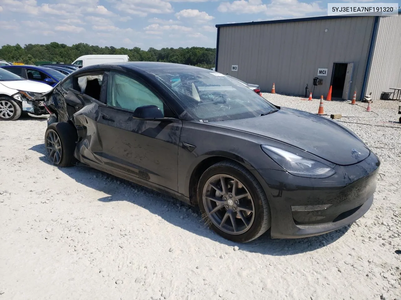 5YJ3E1EA7NF191320 2022 Tesla Model 3