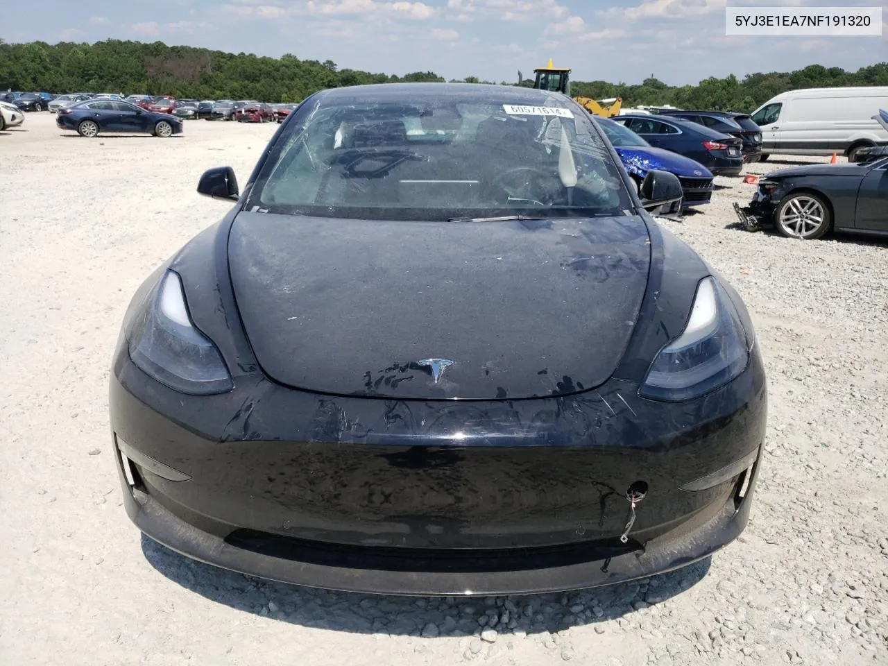 5YJ3E1EA7NF191320 2022 Tesla Model 3