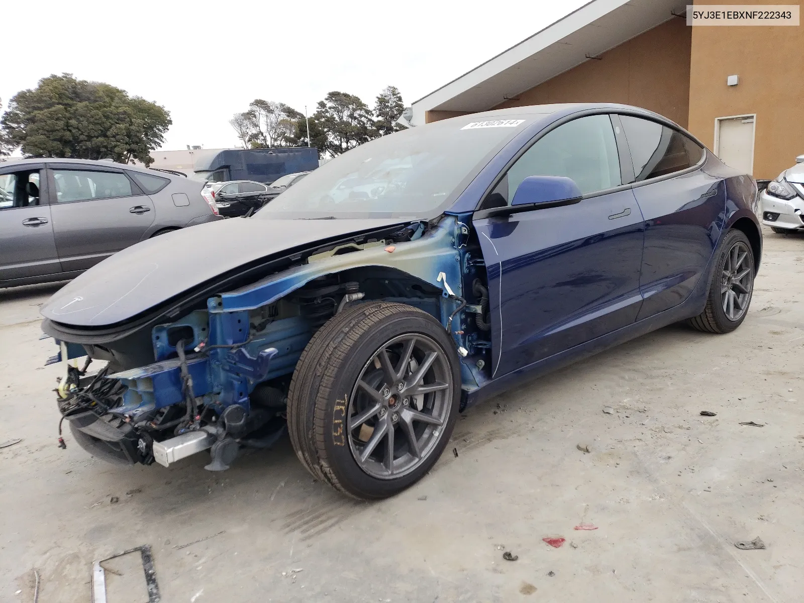 5YJ3E1EBXNF222343 2022 Tesla Model 3