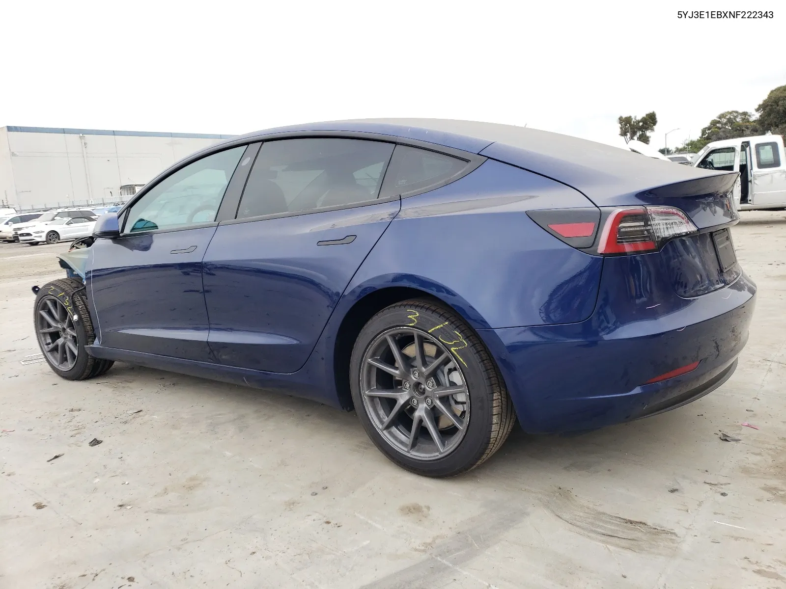 2022 Tesla Model 3 VIN: 5YJ3E1EBXNF222343 Lot: 61302614