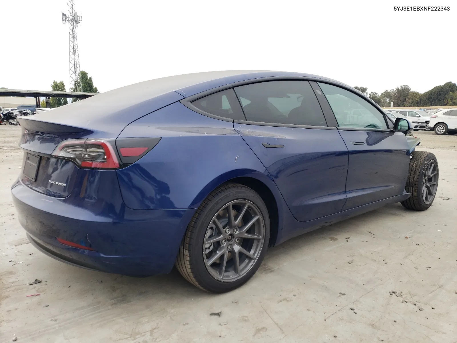 5YJ3E1EBXNF222343 2022 Tesla Model 3