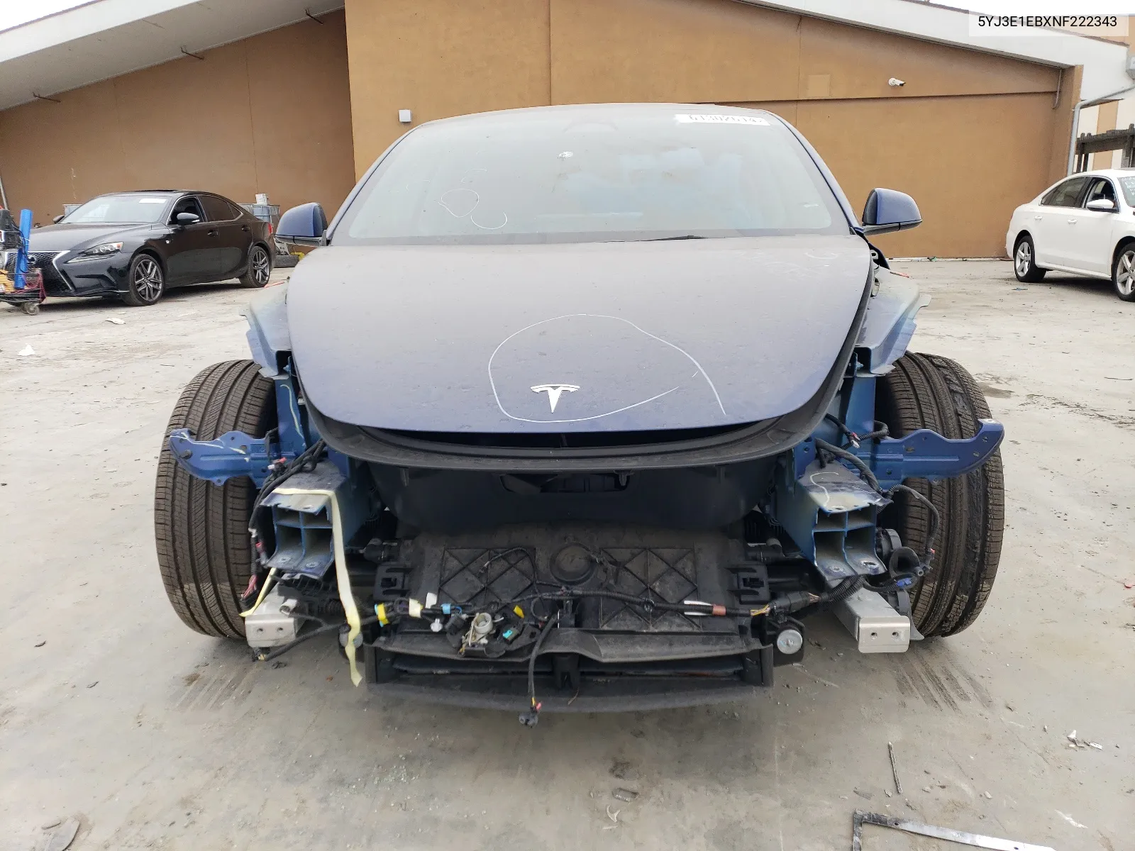 5YJ3E1EBXNF222343 2022 Tesla Model 3