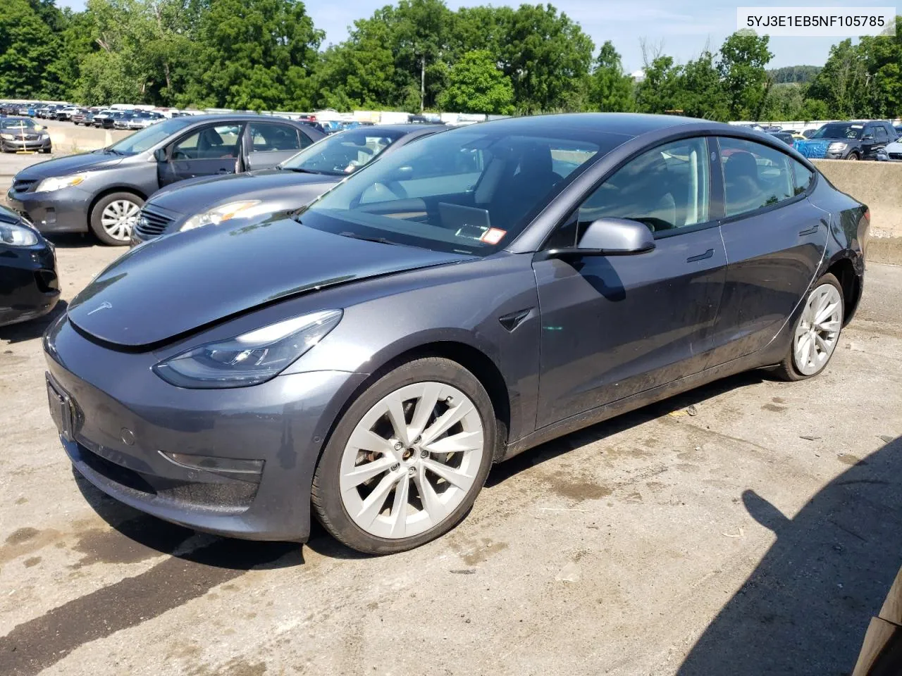 5YJ3E1EB5NF105785 2022 Tesla Model 3