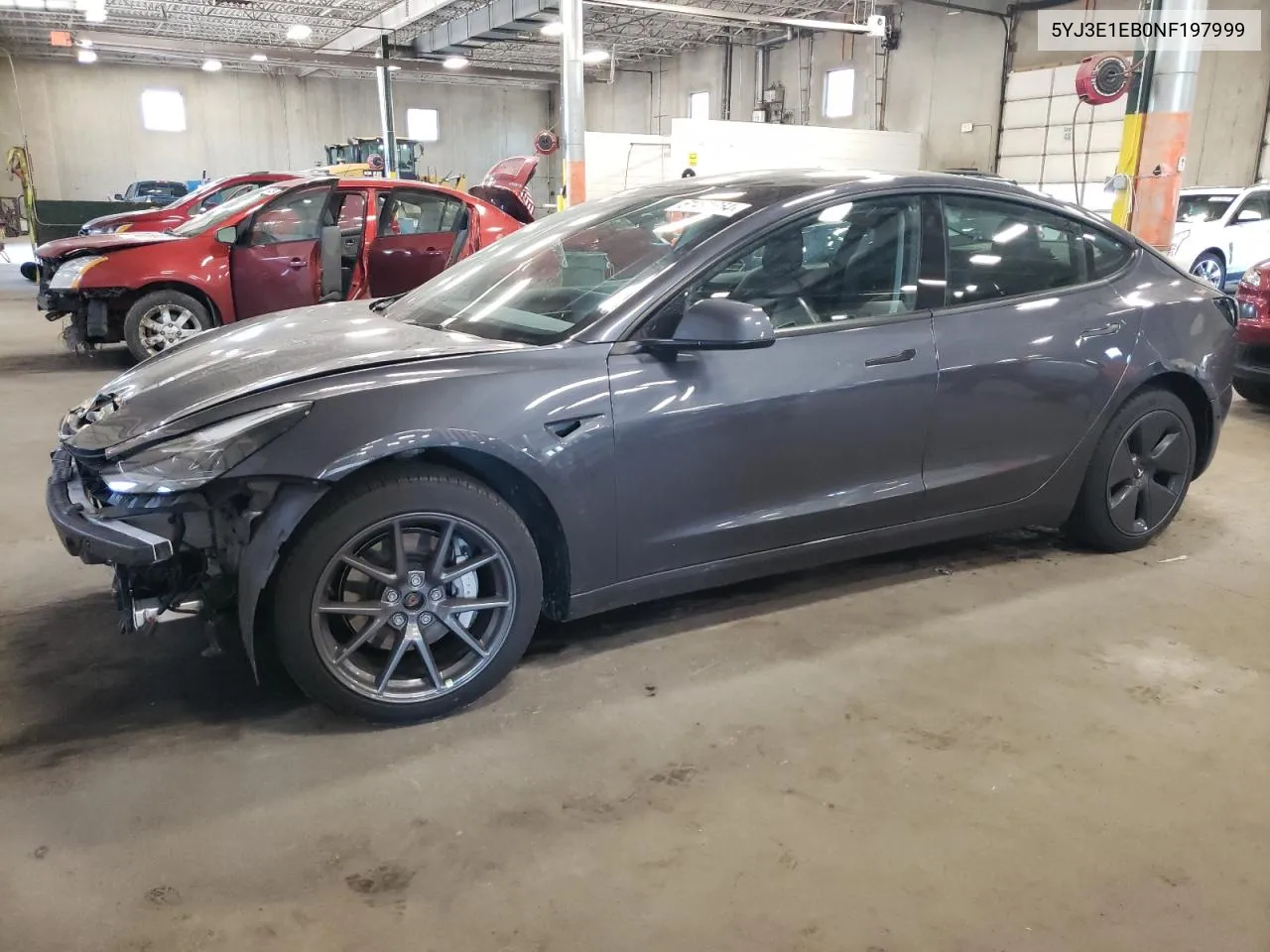 2022 Tesla Model 3 VIN: 5YJ3E1EB0NF197999 Lot: 61491354