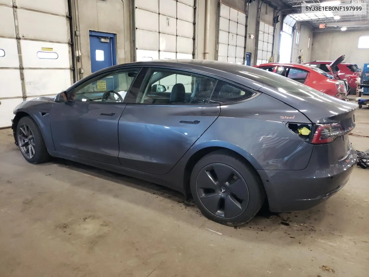 2022 Tesla Model 3 VIN: 5YJ3E1EB0NF197999 Lot: 61491354