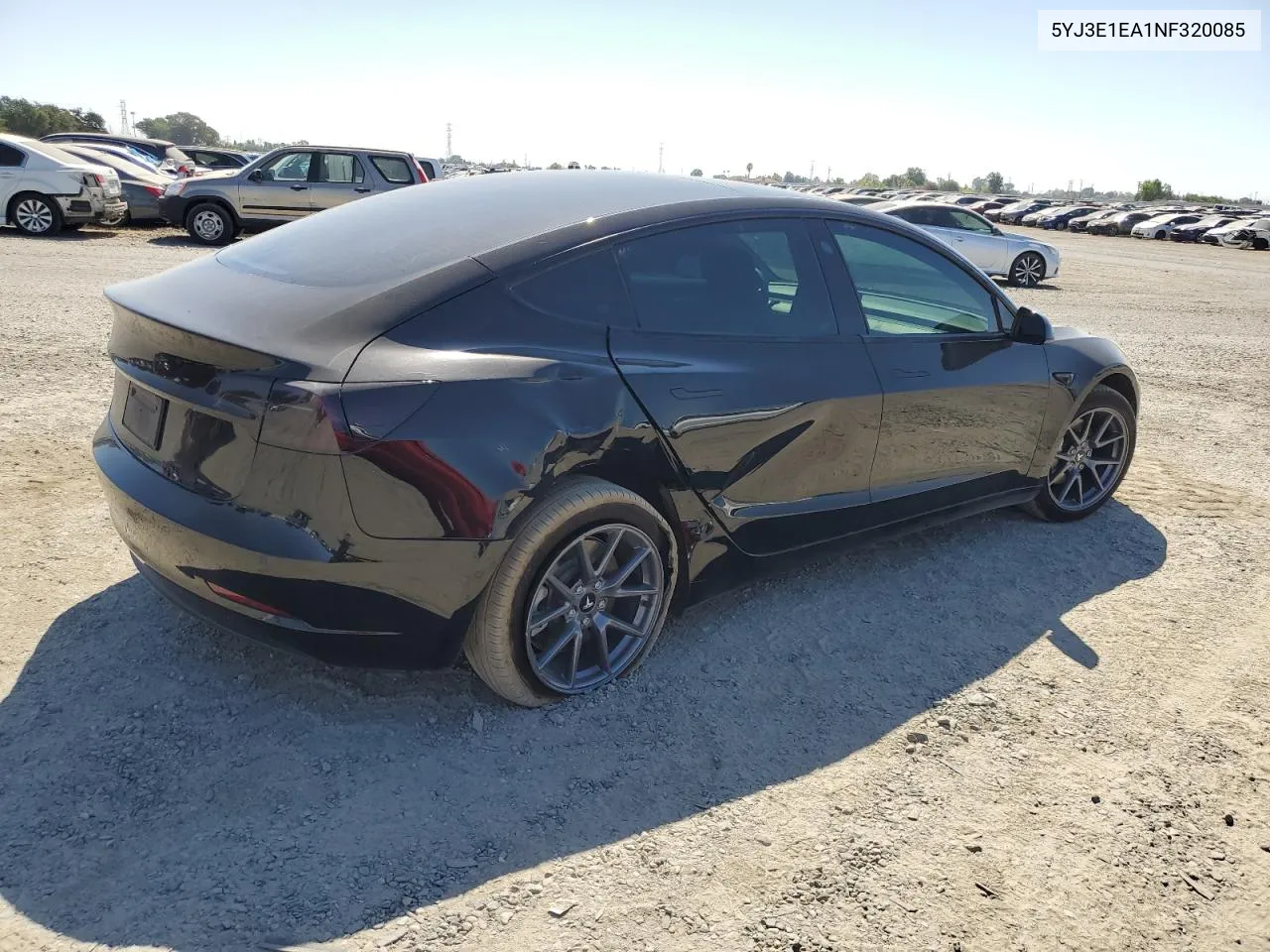 2022 Tesla Model 3 VIN: 5YJ3E1EA1NF320085 Lot: 61676814