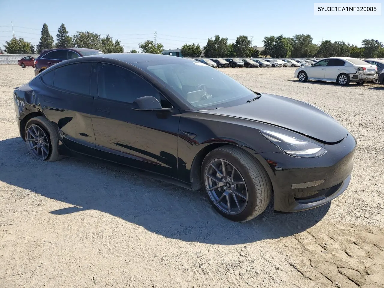 2022 Tesla Model 3 VIN: 5YJ3E1EA1NF320085 Lot: 61676814