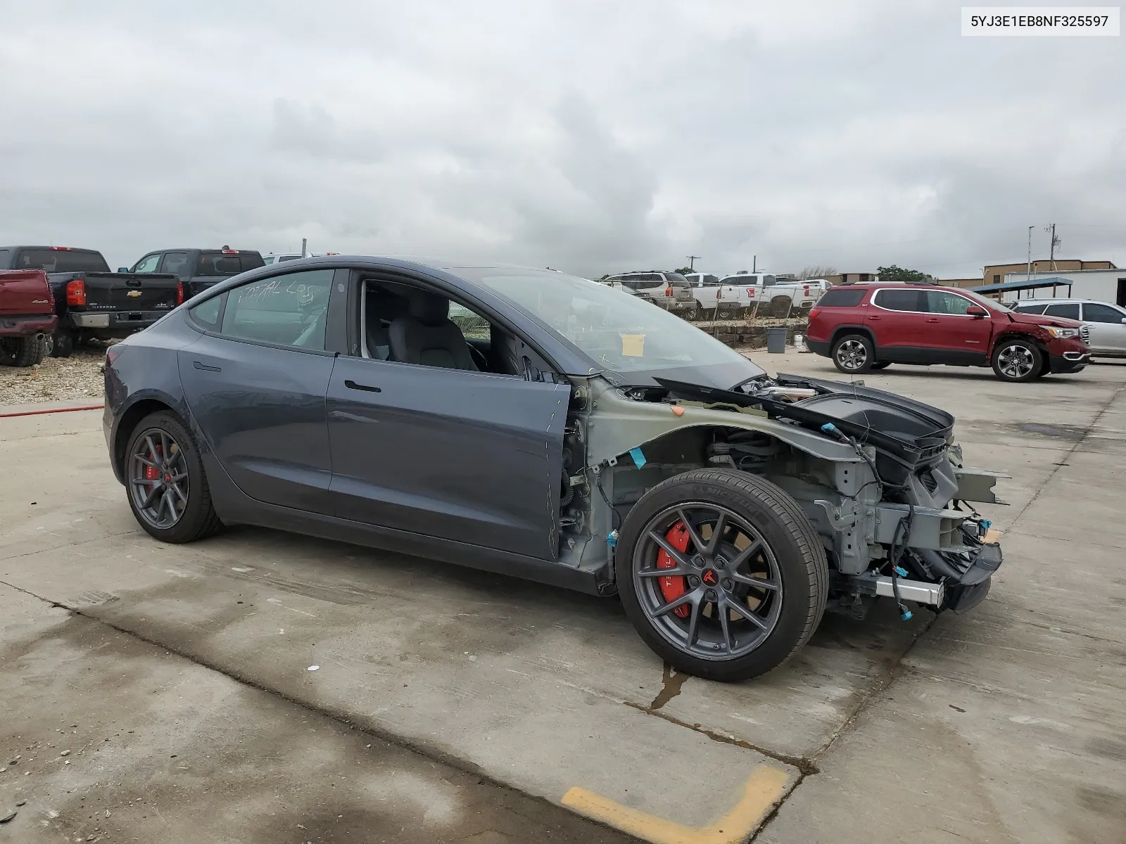 5YJ3E1EB8NF325597 2022 Tesla Model 3