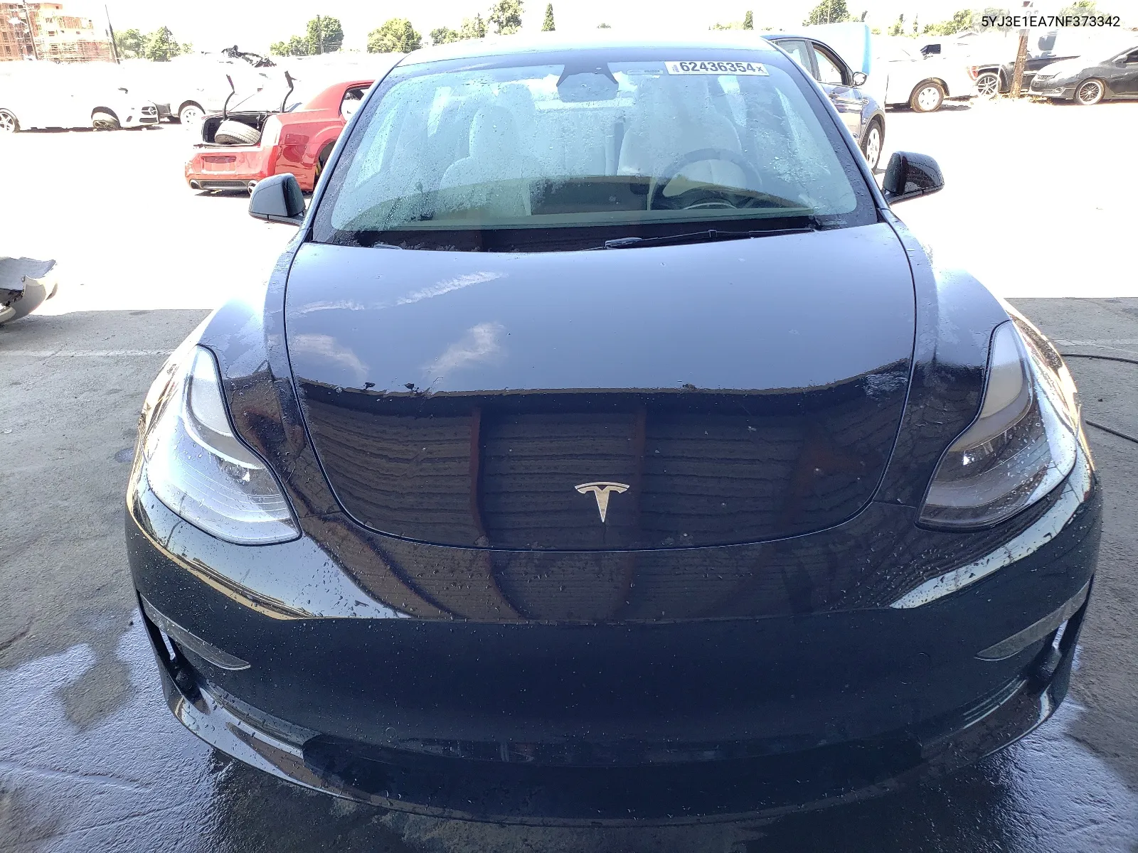 5YJ3E1EA7NF373342 2022 Tesla Model 3