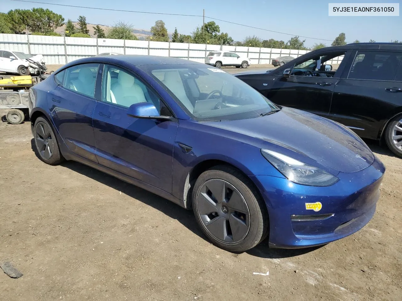 5YJ3E1EA0NF361050 2022 Tesla Model 3