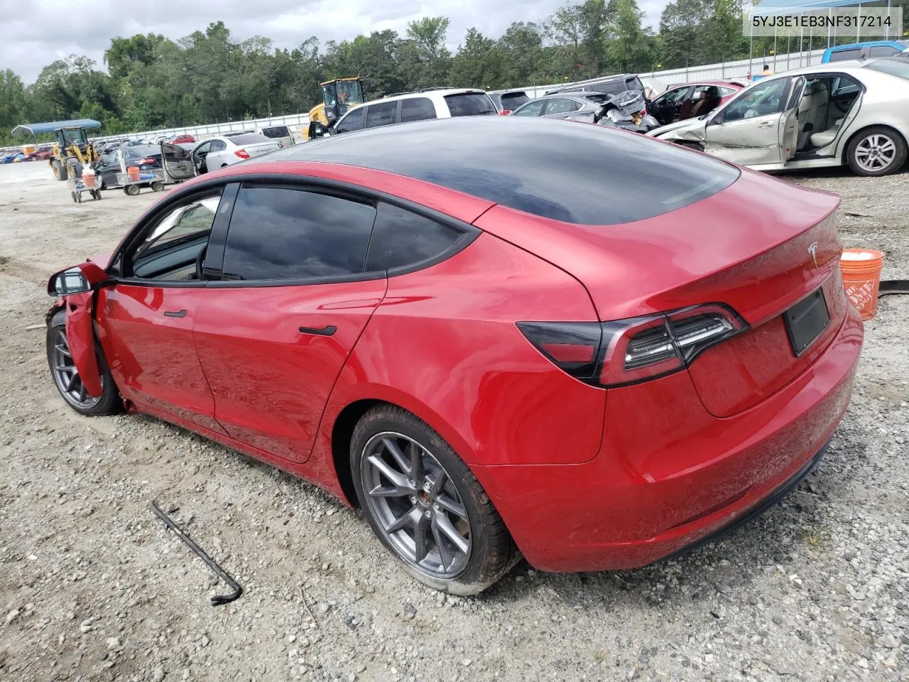 5YJ3E1EB3NF317214 2022 Tesla Model 3