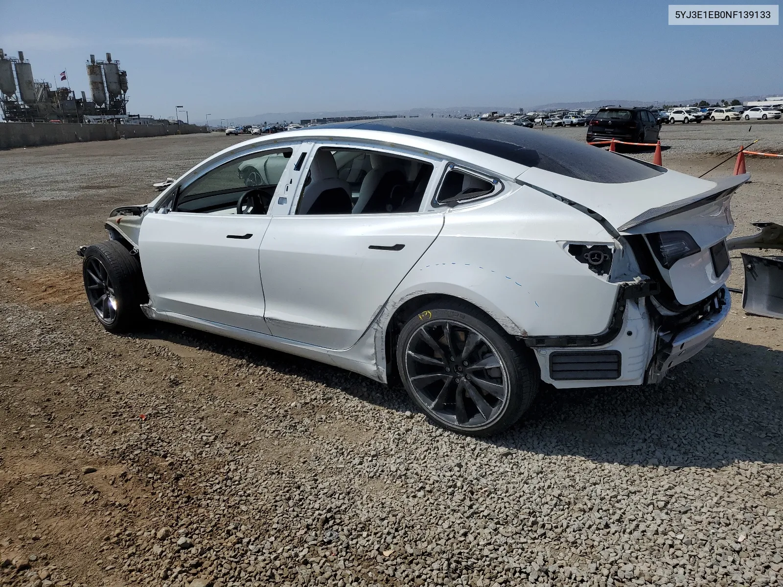 2022 Tesla Model 3 VIN: 5YJ3E1EB0NF139133 Lot: 62672114