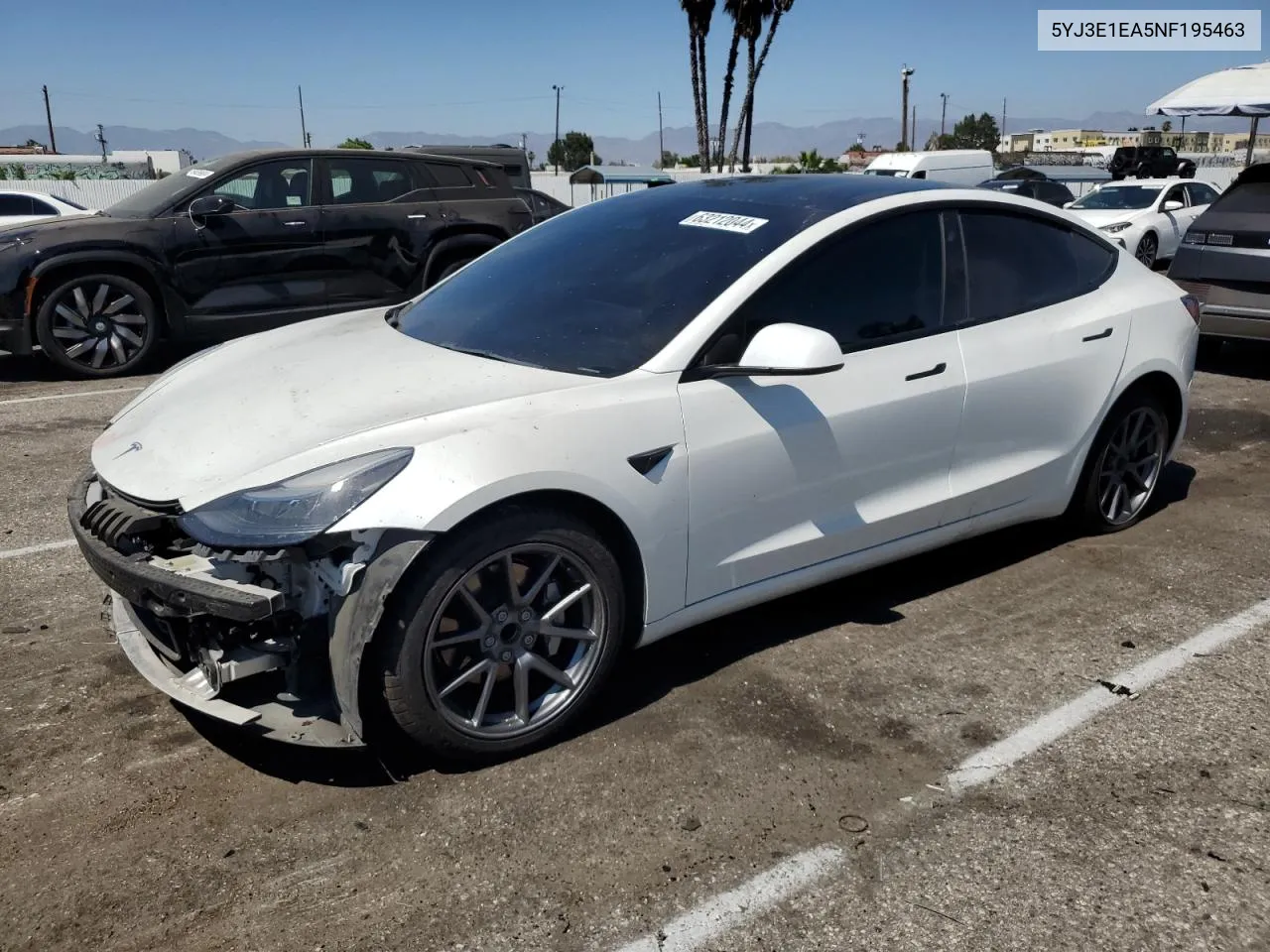 5YJ3E1EA5NF195463 2022 Tesla Model 3