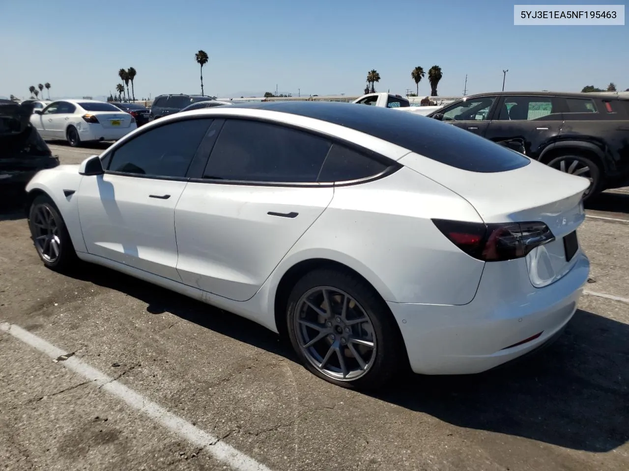 5YJ3E1EA5NF195463 2022 Tesla Model 3