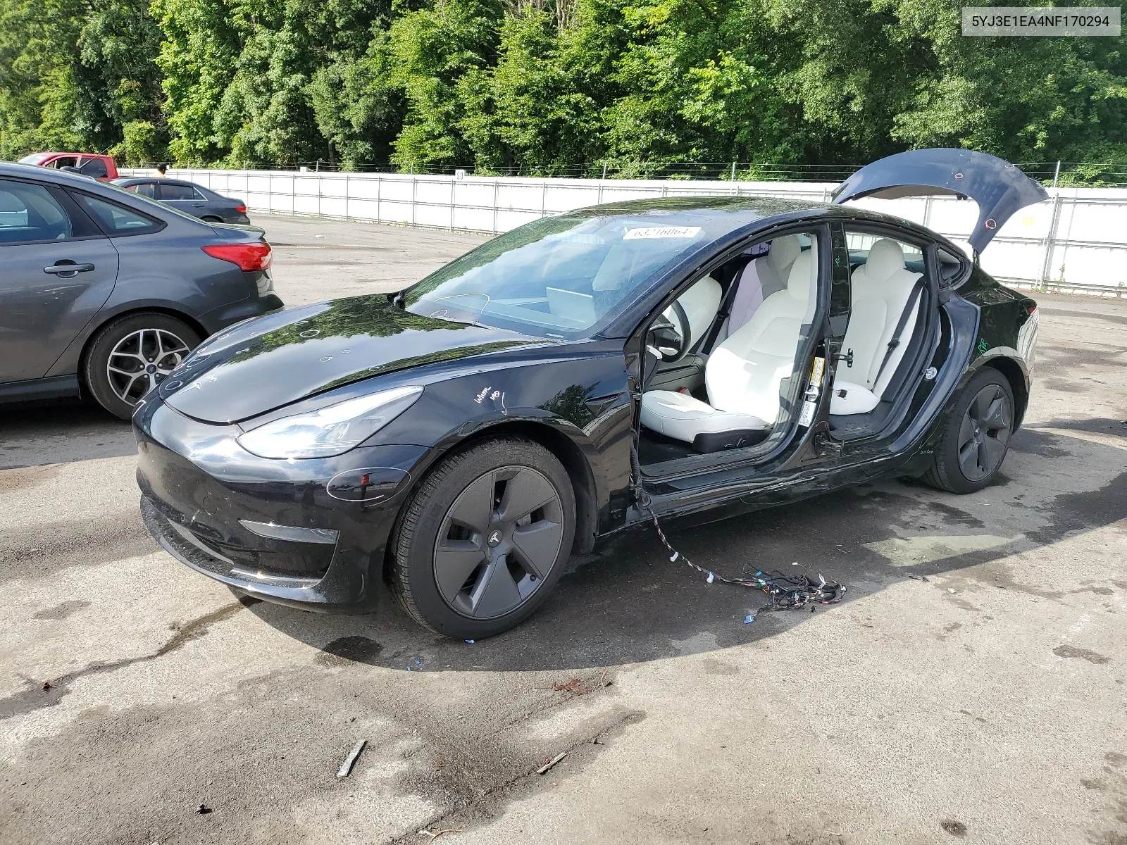 5YJ3E1EA4NF170294 2022 Tesla Model 3