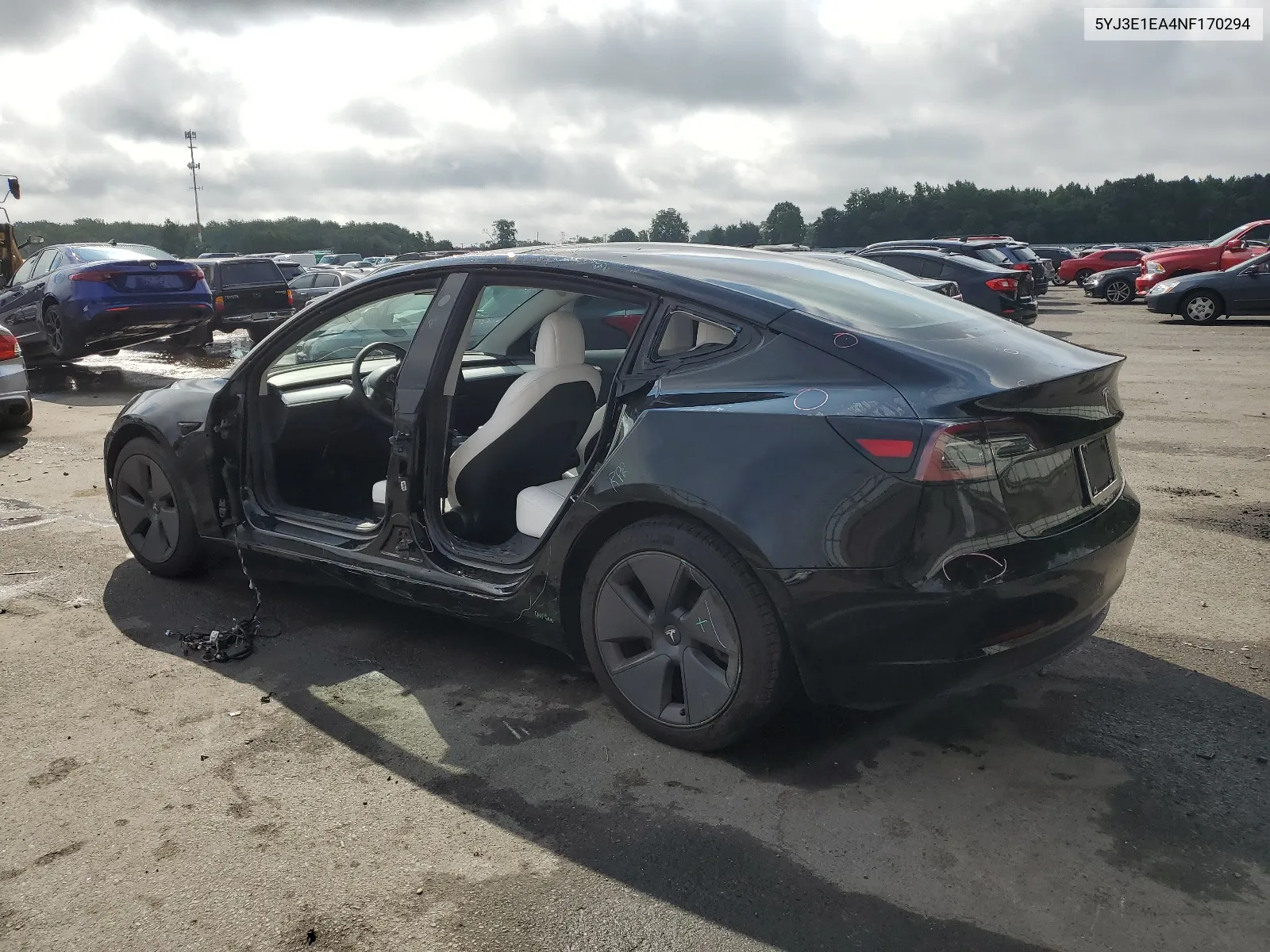 5YJ3E1EA4NF170294 2022 Tesla Model 3