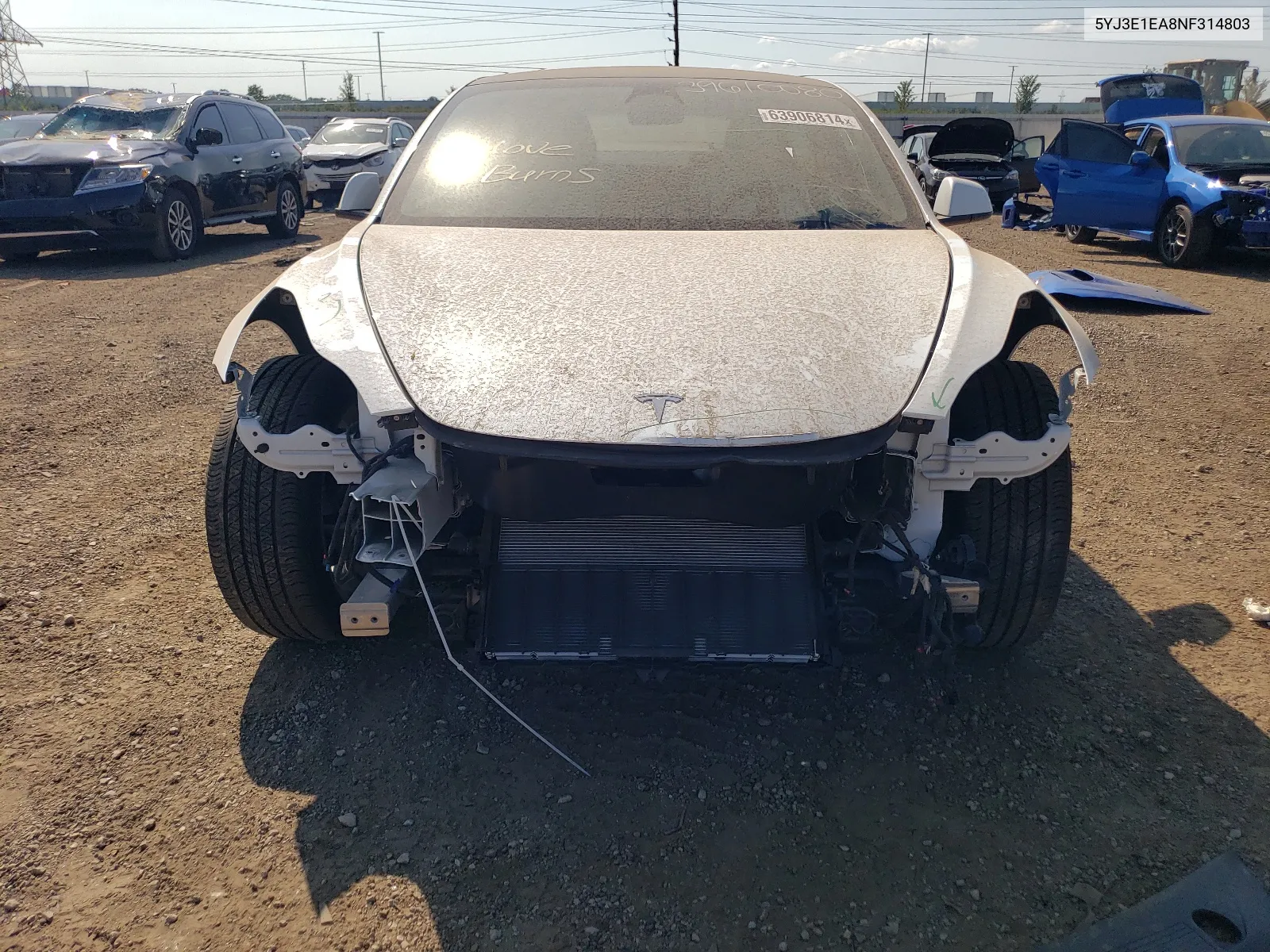 5YJ3E1EA8NF314803 2022 Tesla Model 3