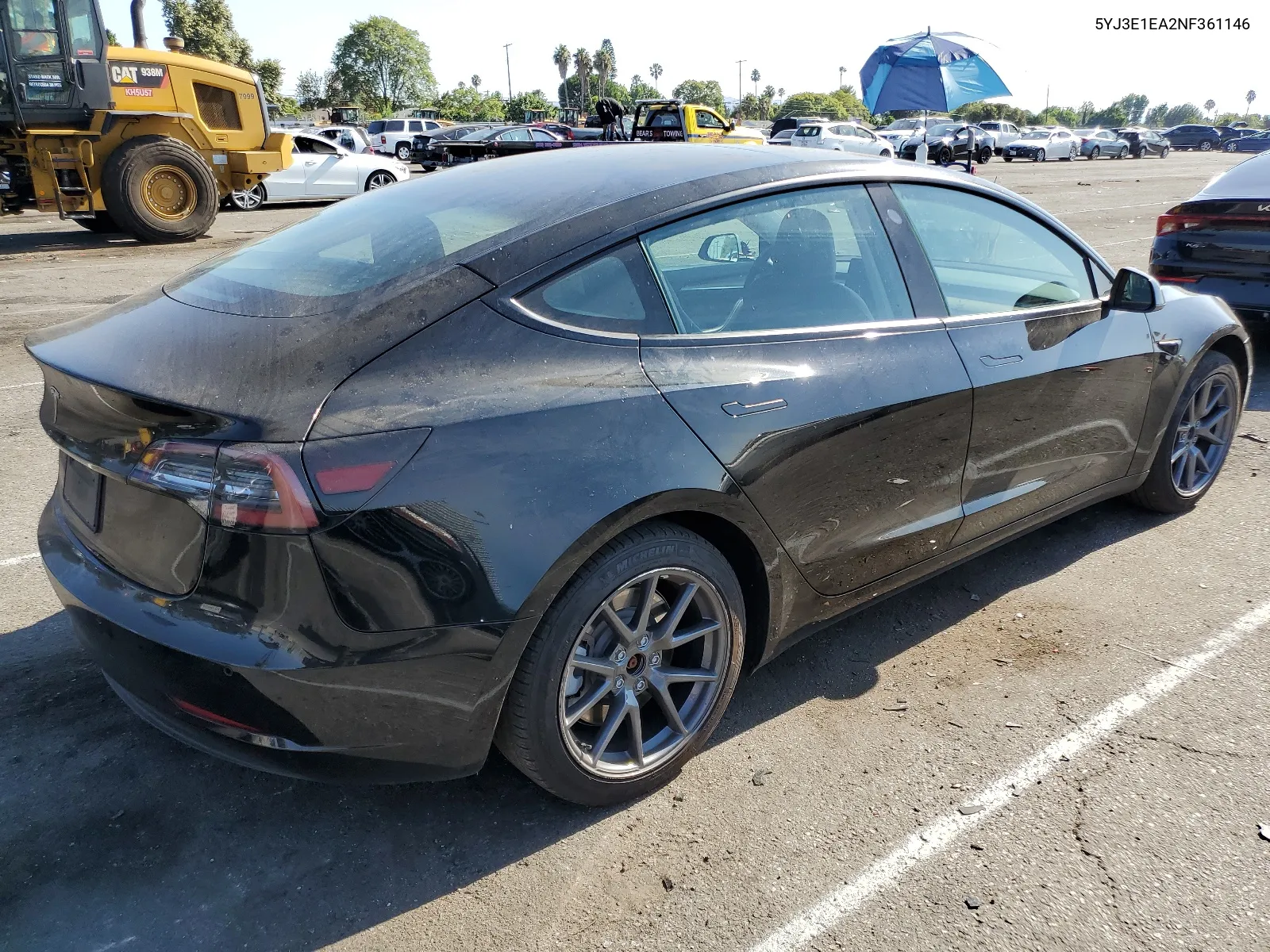 5YJ3E1EA2NF361146 2022 Tesla Model 3