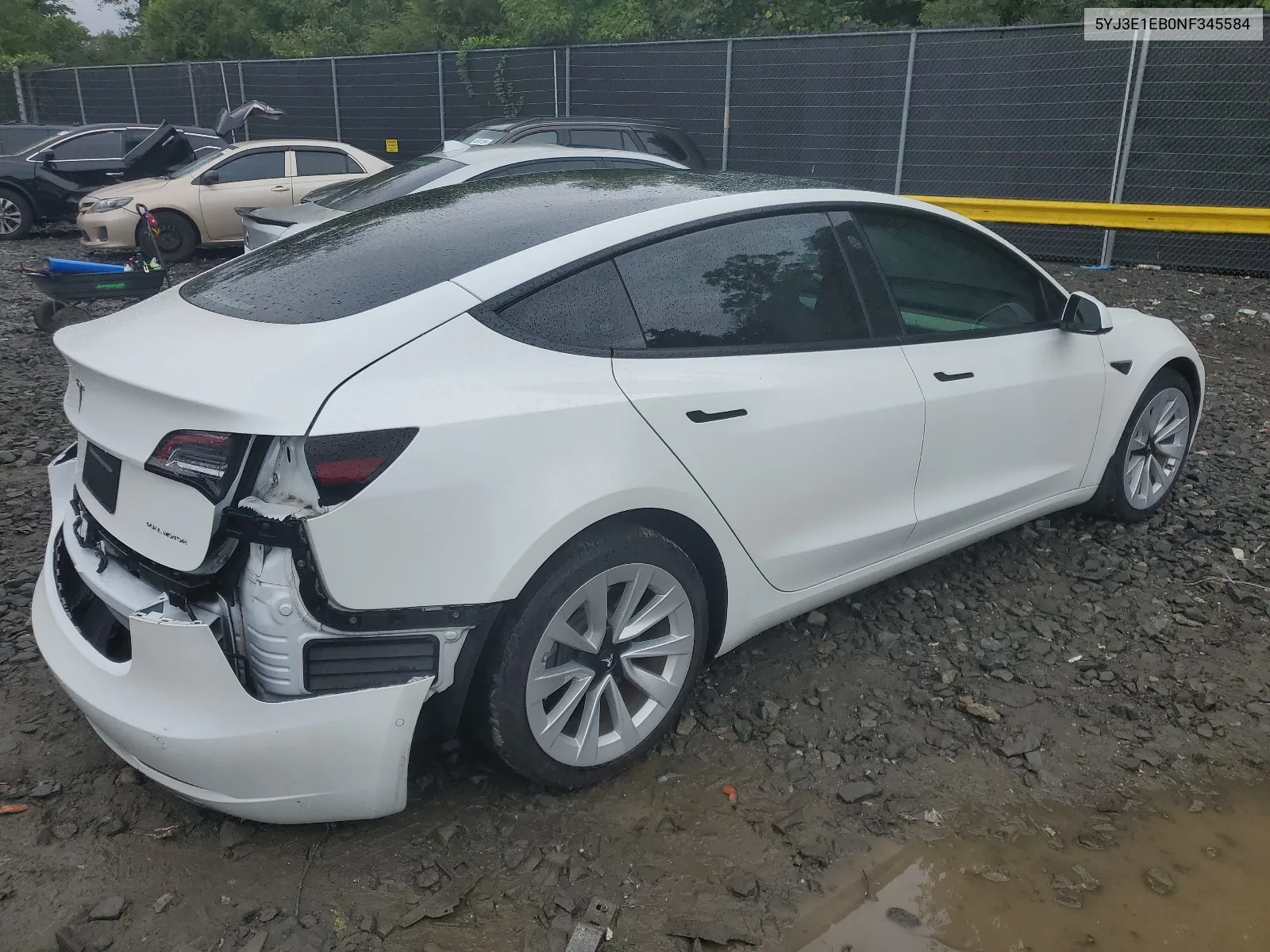 5YJ3E1EB0NF345584 2022 Tesla Model 3