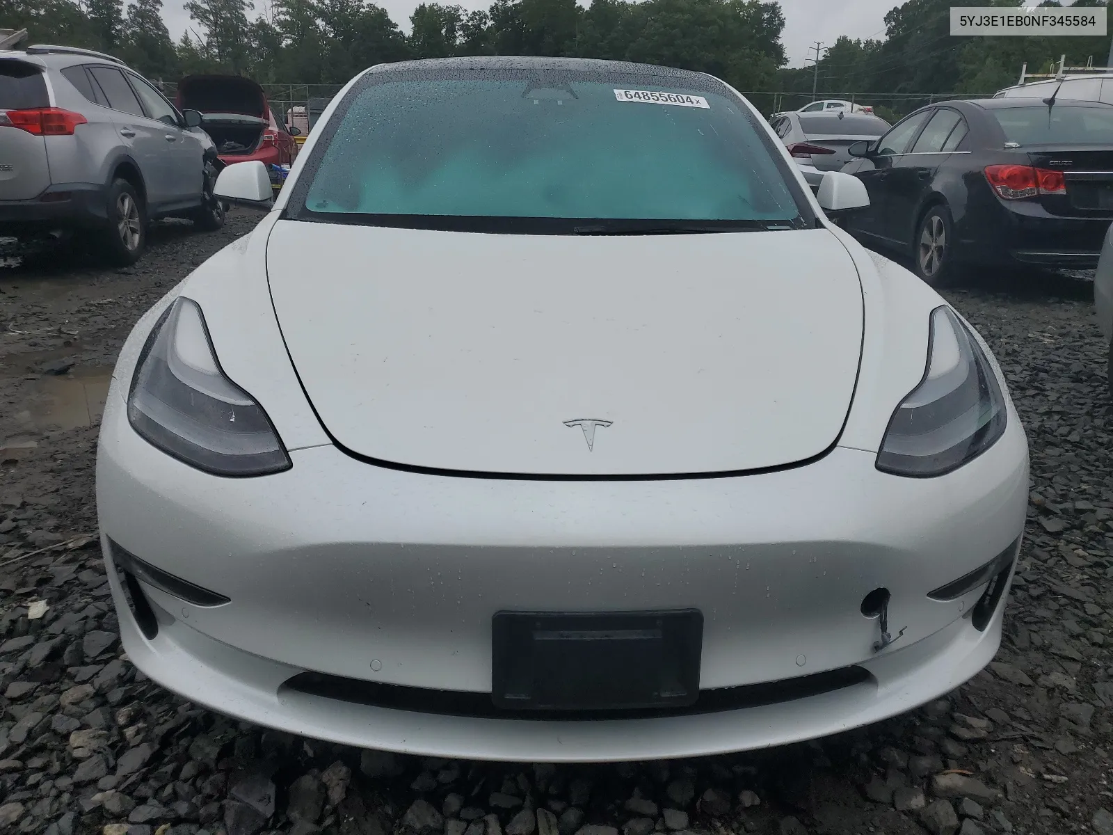 5YJ3E1EB0NF345584 2022 Tesla Model 3