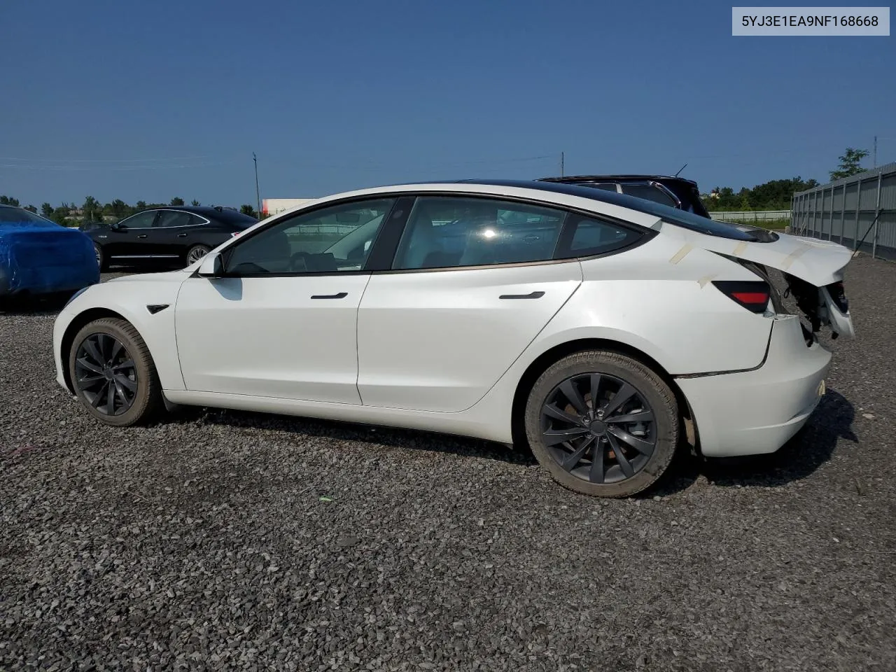 2022 Tesla Model 3 VIN: 5YJ3E1EA9NF168668 Lot: 64865454