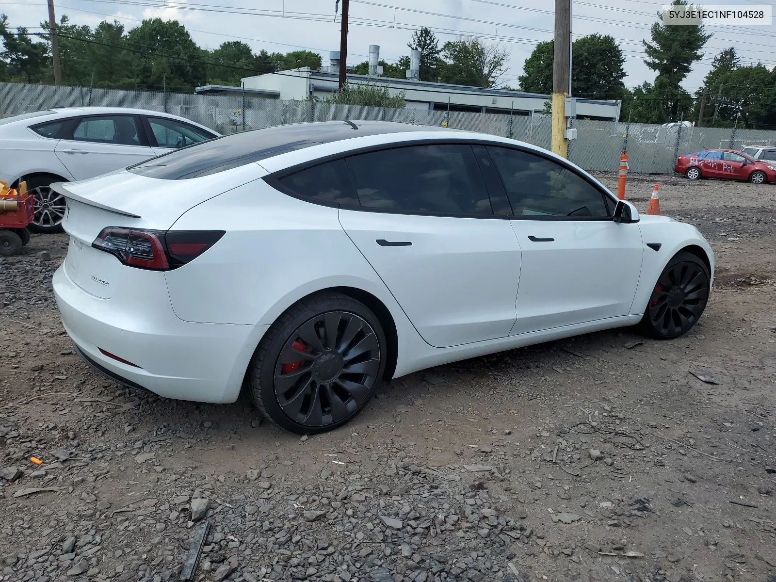 2022 Tesla Model 3 VIN: 5YJ3E1EC1NF104528 Lot: 65014904