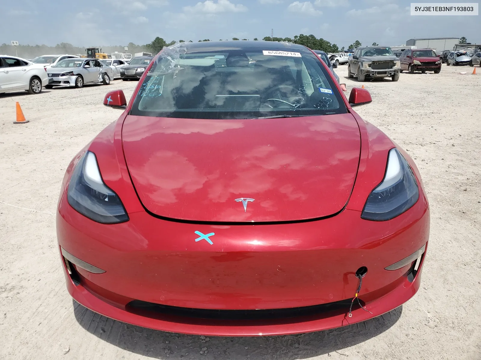 5YJ3E1EB3NF193803 2022 Tesla Model 3