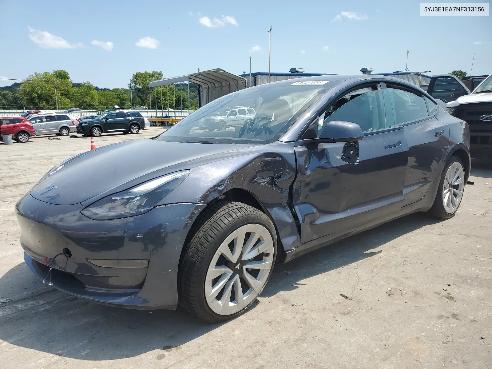 5YJ3E1EA7NF313156 2022 Tesla Model 3