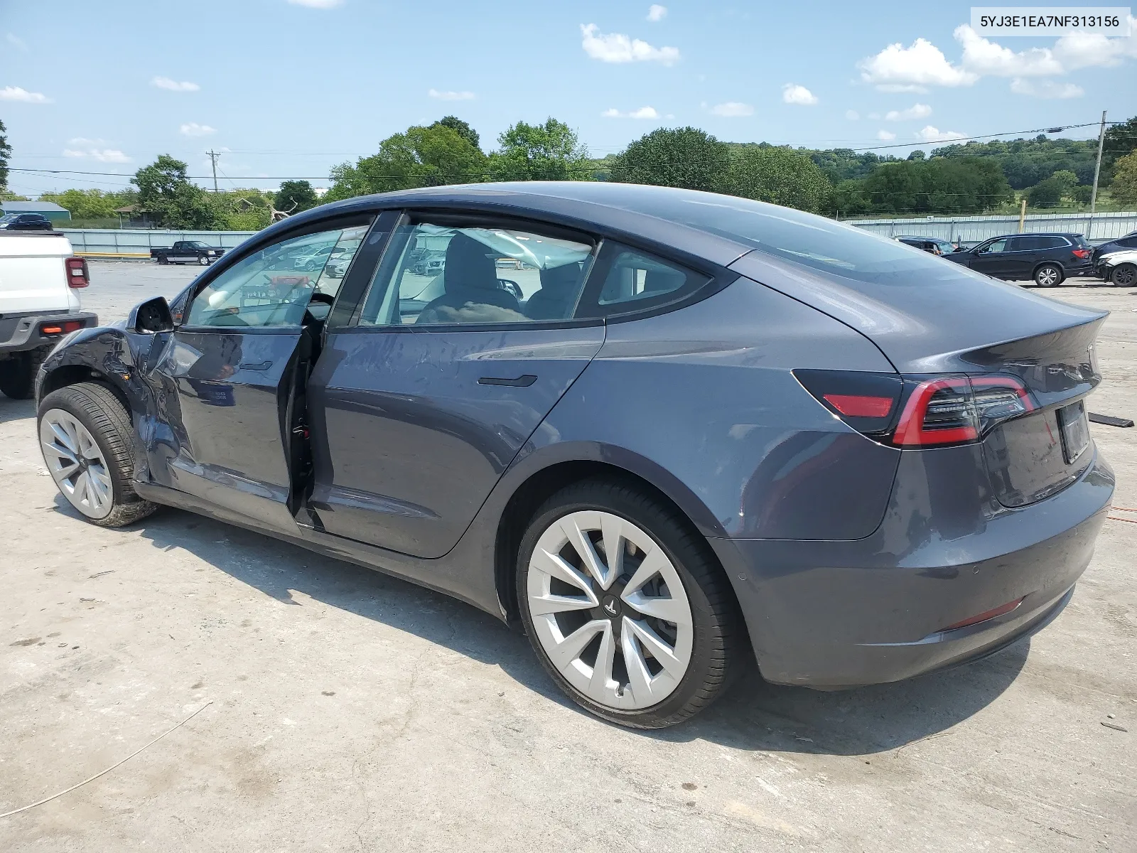 2022 Tesla Model 3 VIN: 5YJ3E1EA7NF313156 Lot: 65754854