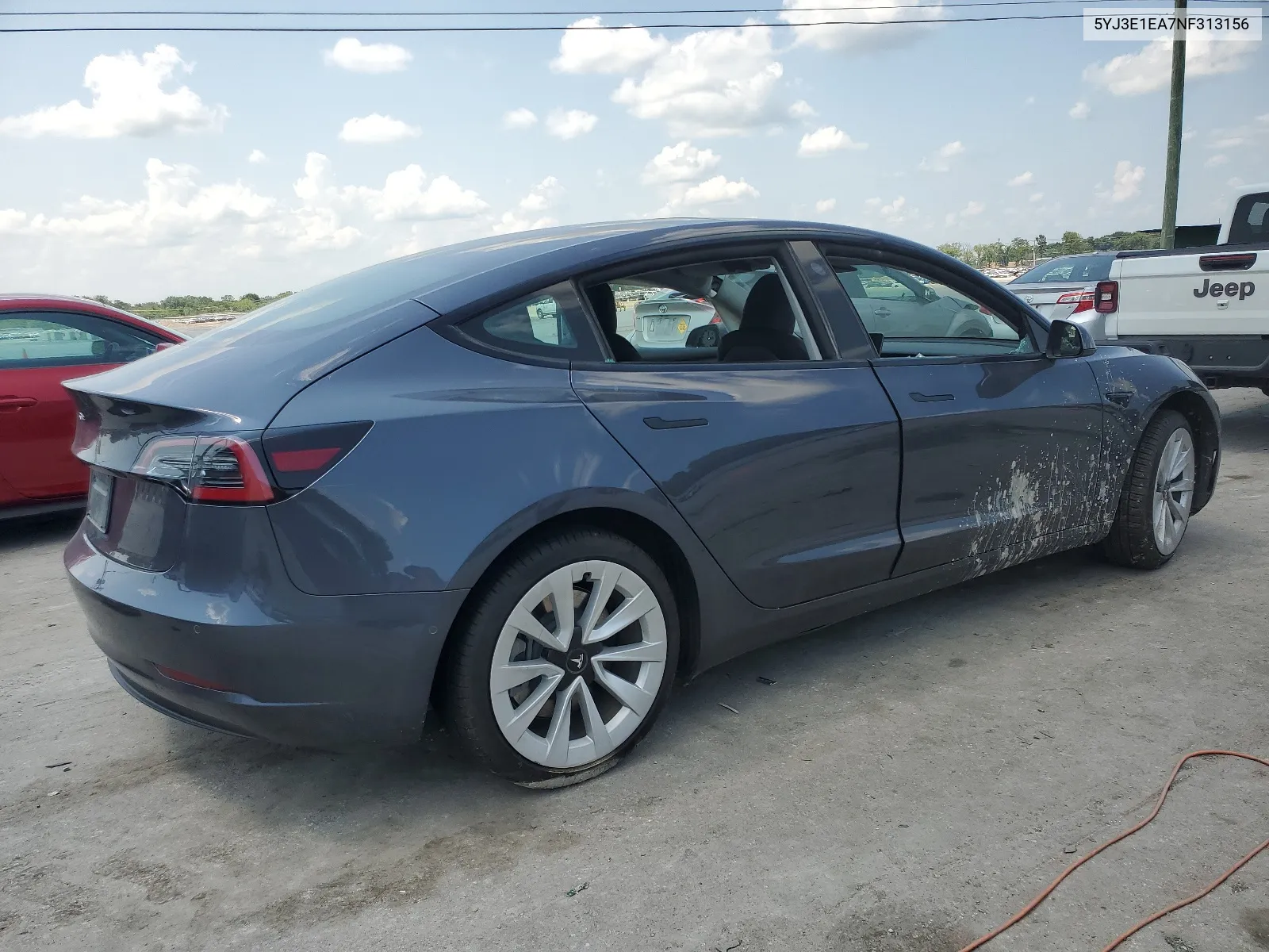 5YJ3E1EA7NF313156 2022 Tesla Model 3