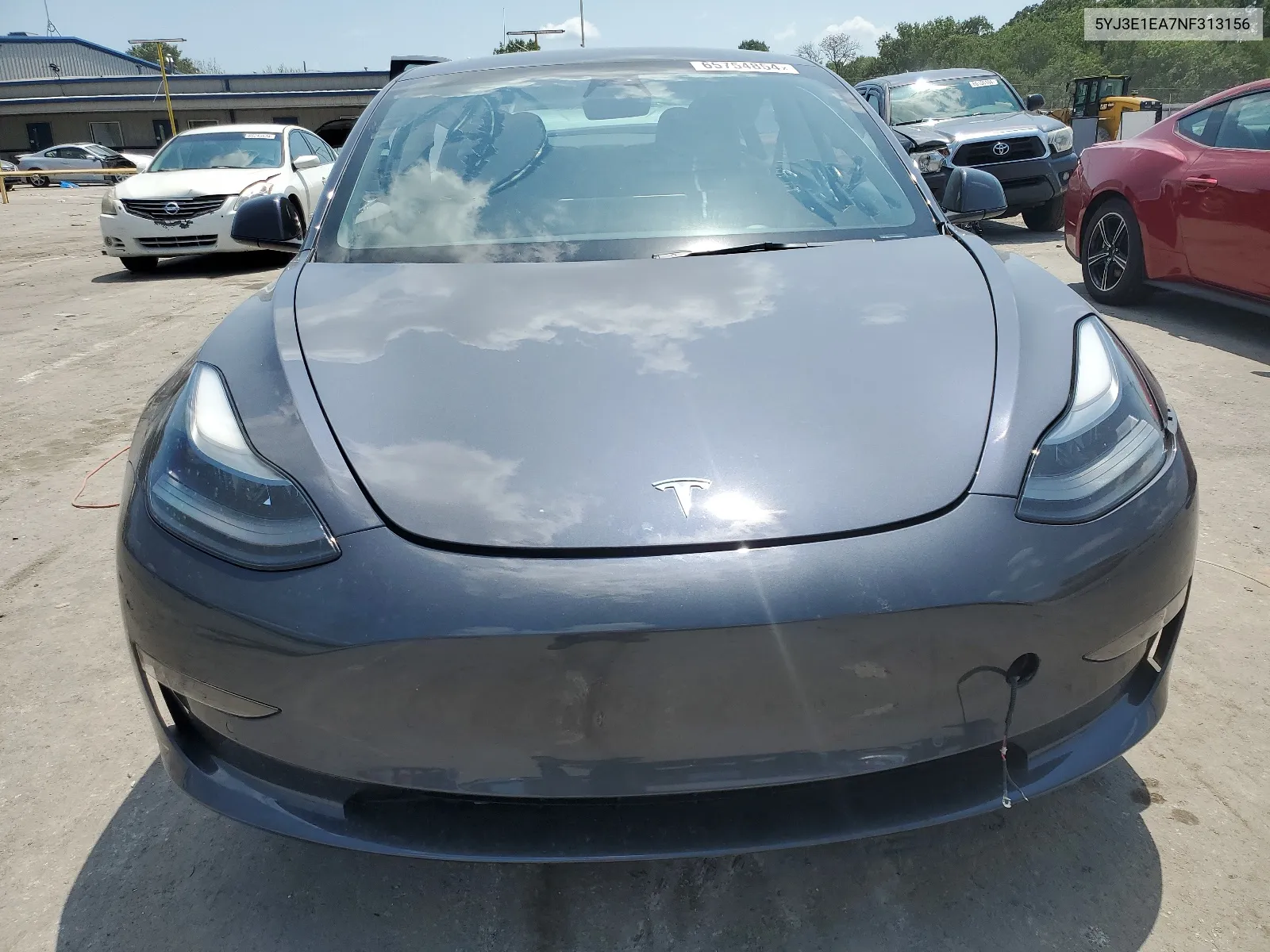 2022 Tesla Model 3 VIN: 5YJ3E1EA7NF313156 Lot: 65754854