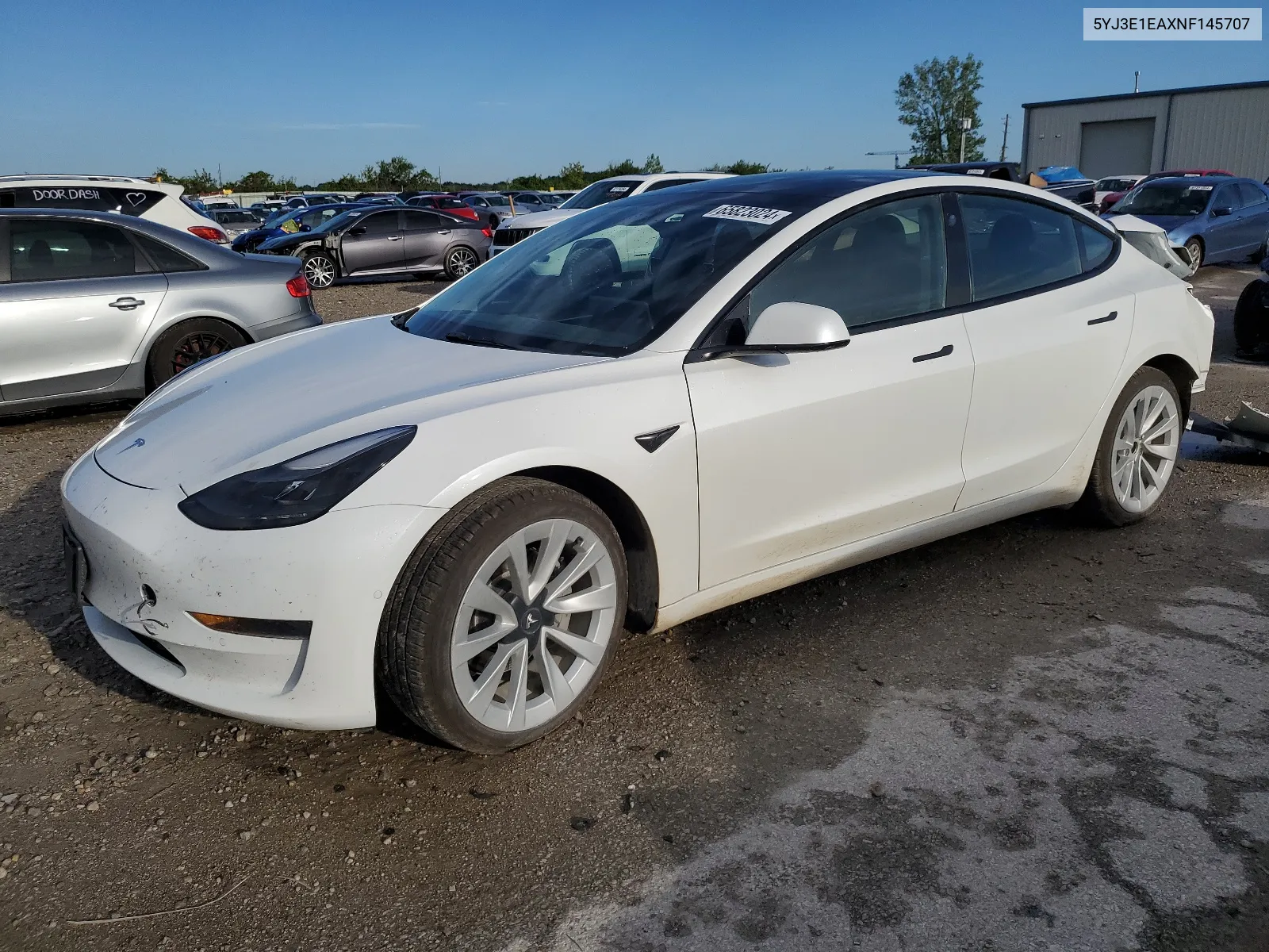 5YJ3E1EAXNF145707 2022 Tesla Model 3