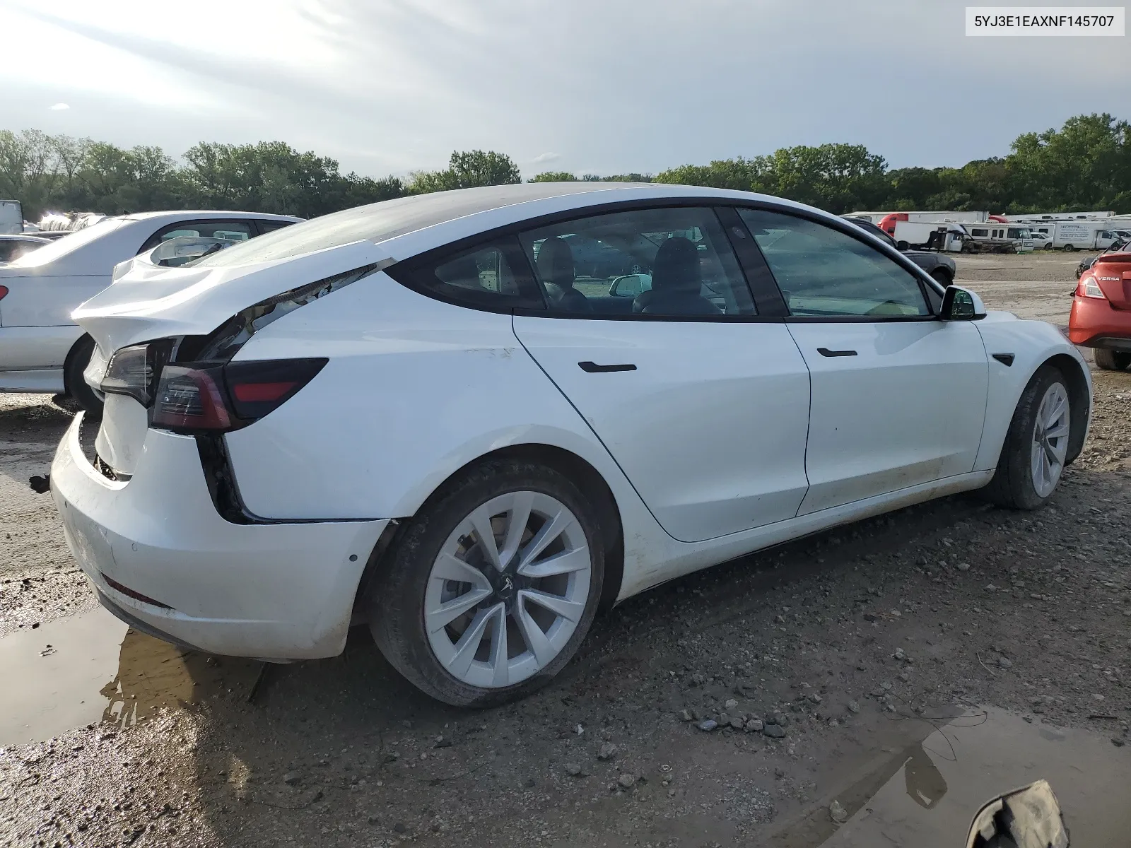 2022 Tesla Model 3 VIN: 5YJ3E1EAXNF145707 Lot: 65823024