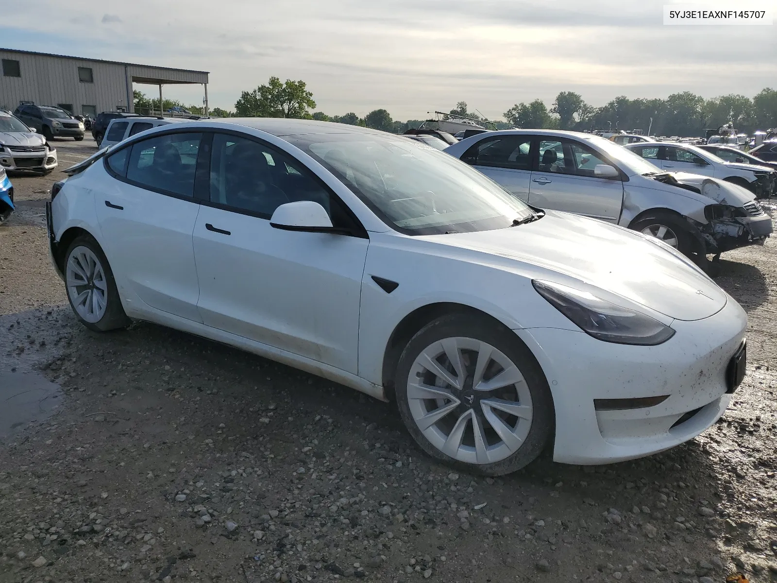 2022 Tesla Model 3 VIN: 5YJ3E1EAXNF145707 Lot: 65823024