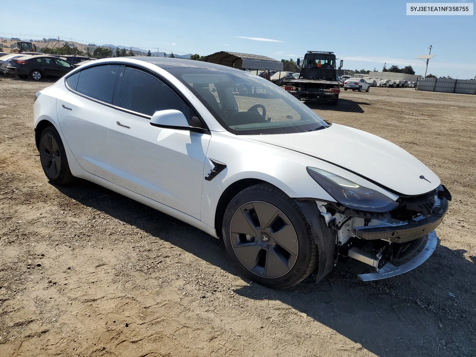 5YJ3E1EA1NF358755 2022 Tesla Model 3