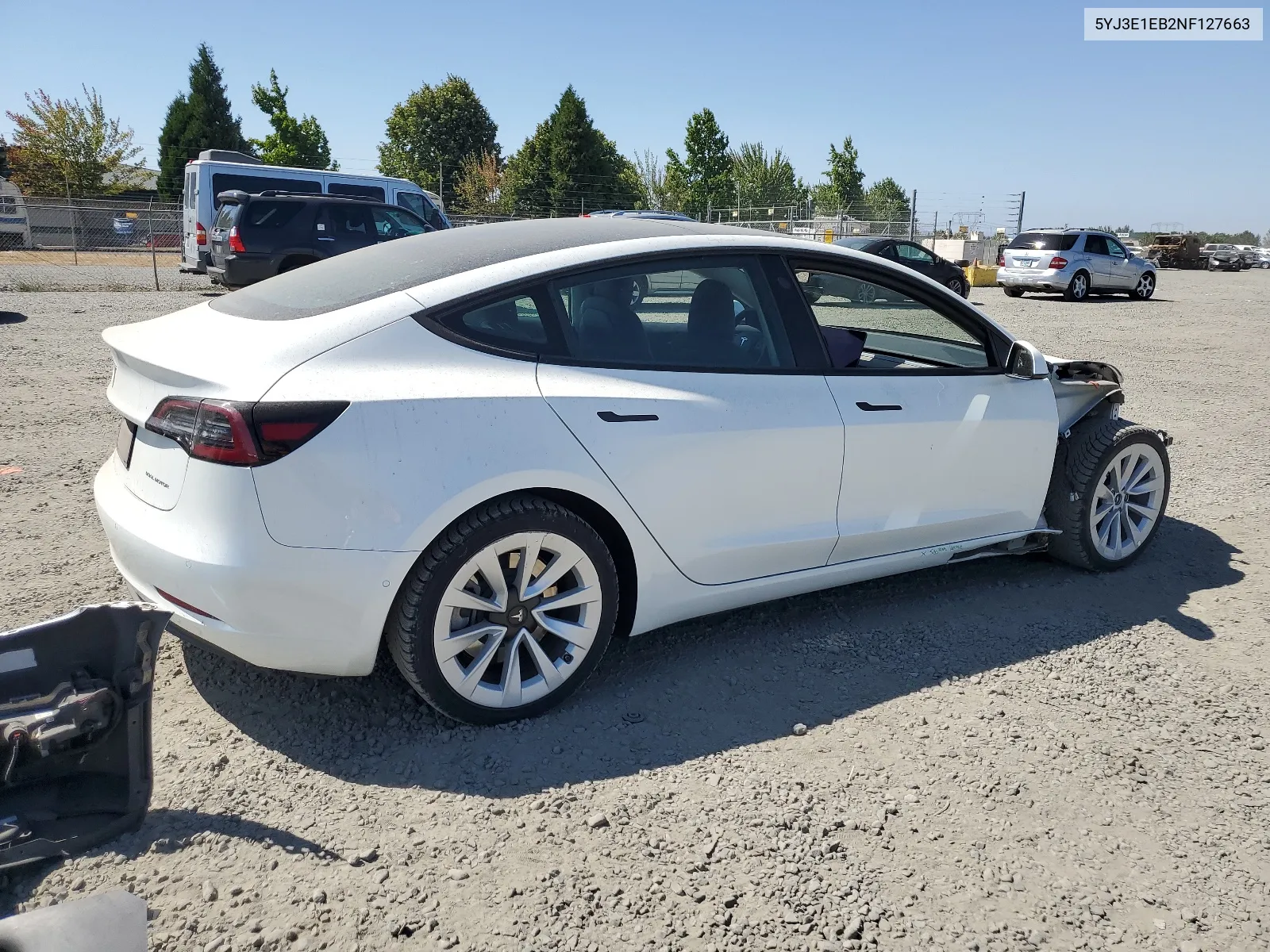 5YJ3E1EB2NF127663 2022 Tesla Model 3