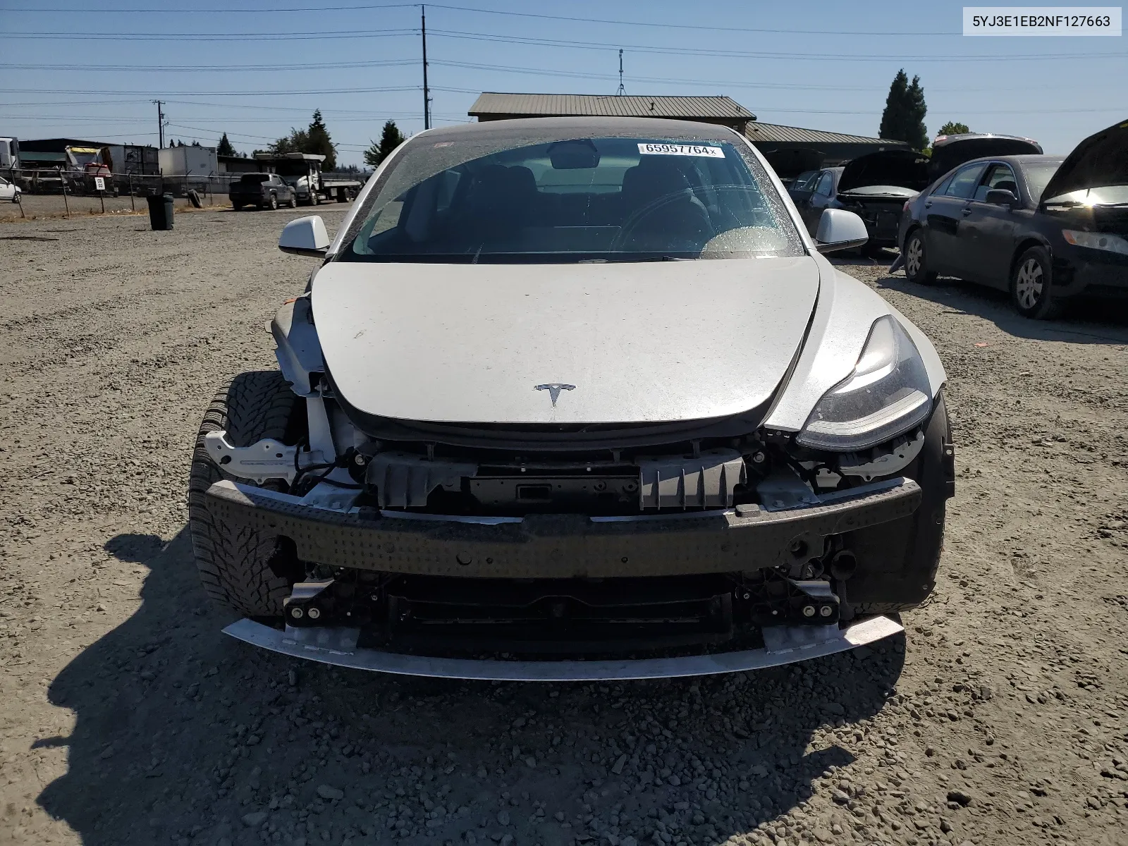 5YJ3E1EB2NF127663 2022 Tesla Model 3