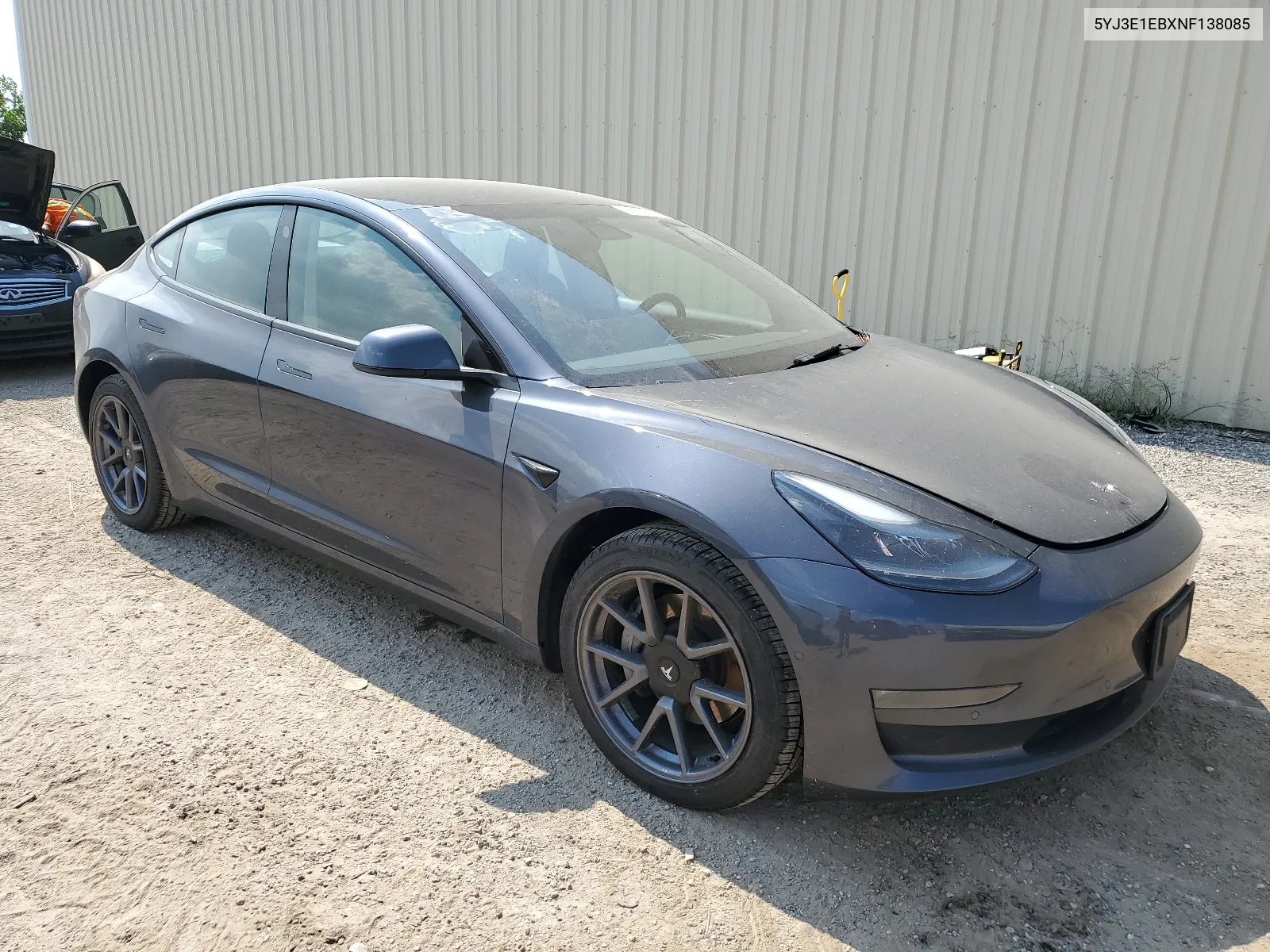 2022 Tesla Model 3 VIN: 5YJ3E1EBXNF138085 Lot: 66297004