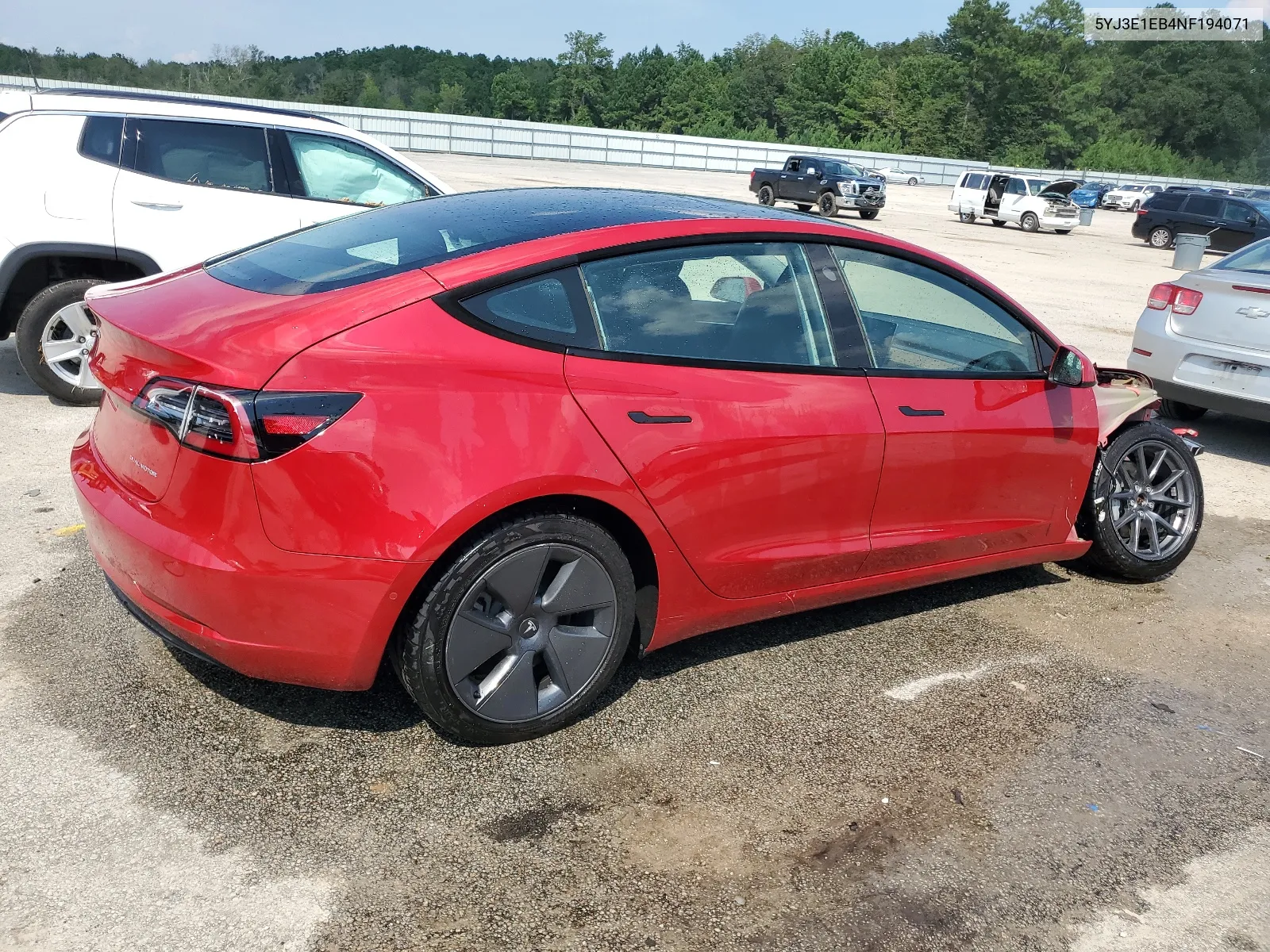 5YJ3E1EB4NF194071 2022 Tesla Model 3